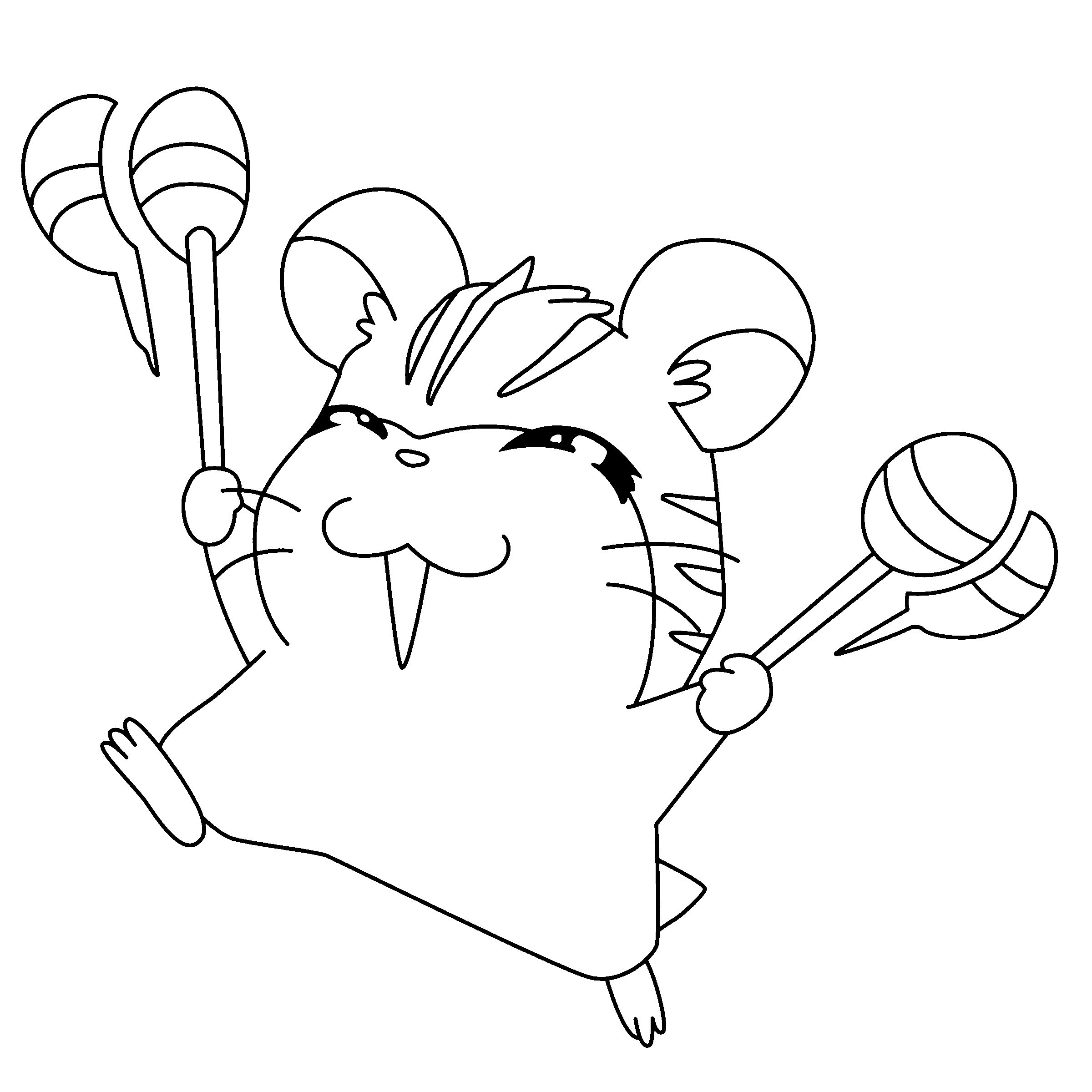 Hamtaro Malvorlagen