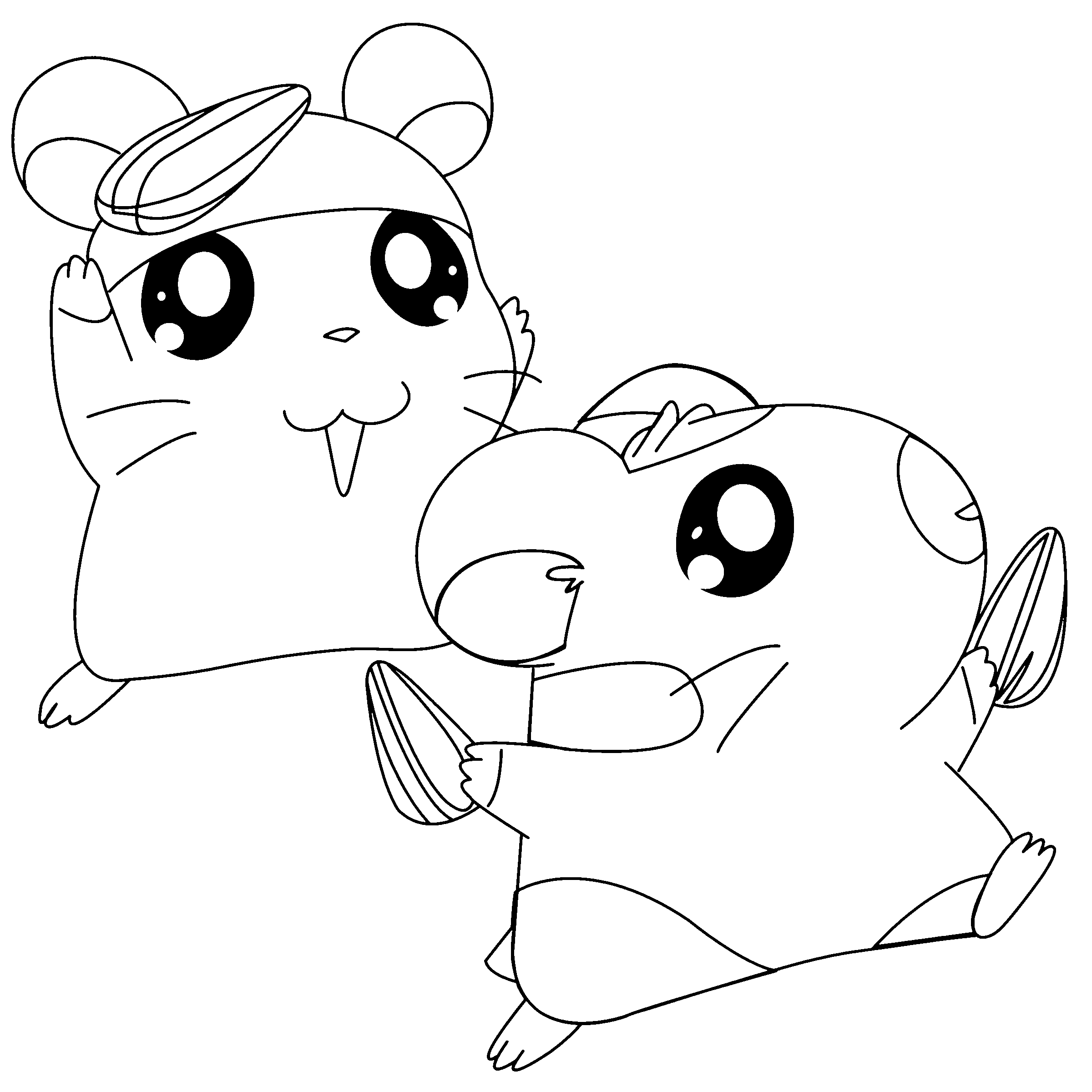 Hamtaro Malvorlagen