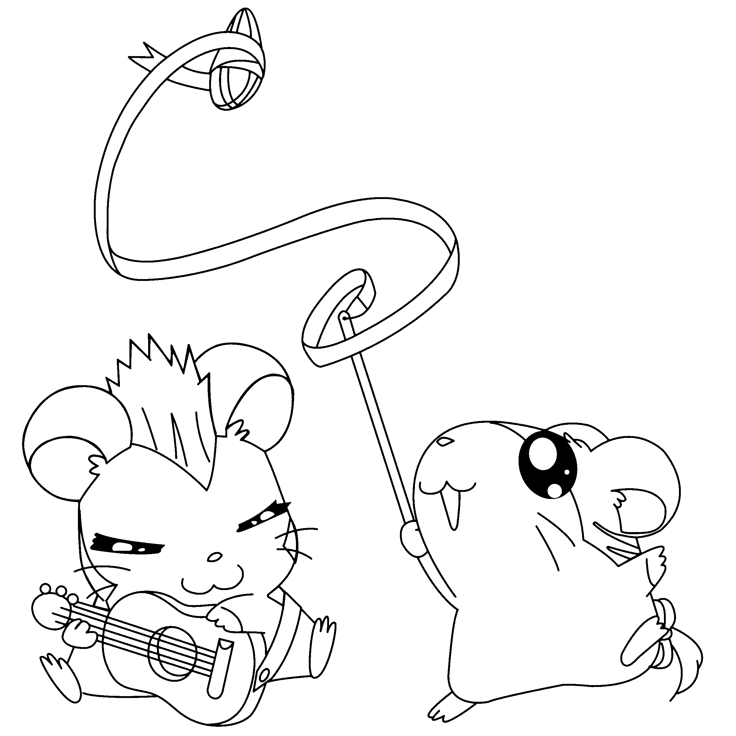 Hamtaro Malvorlagen