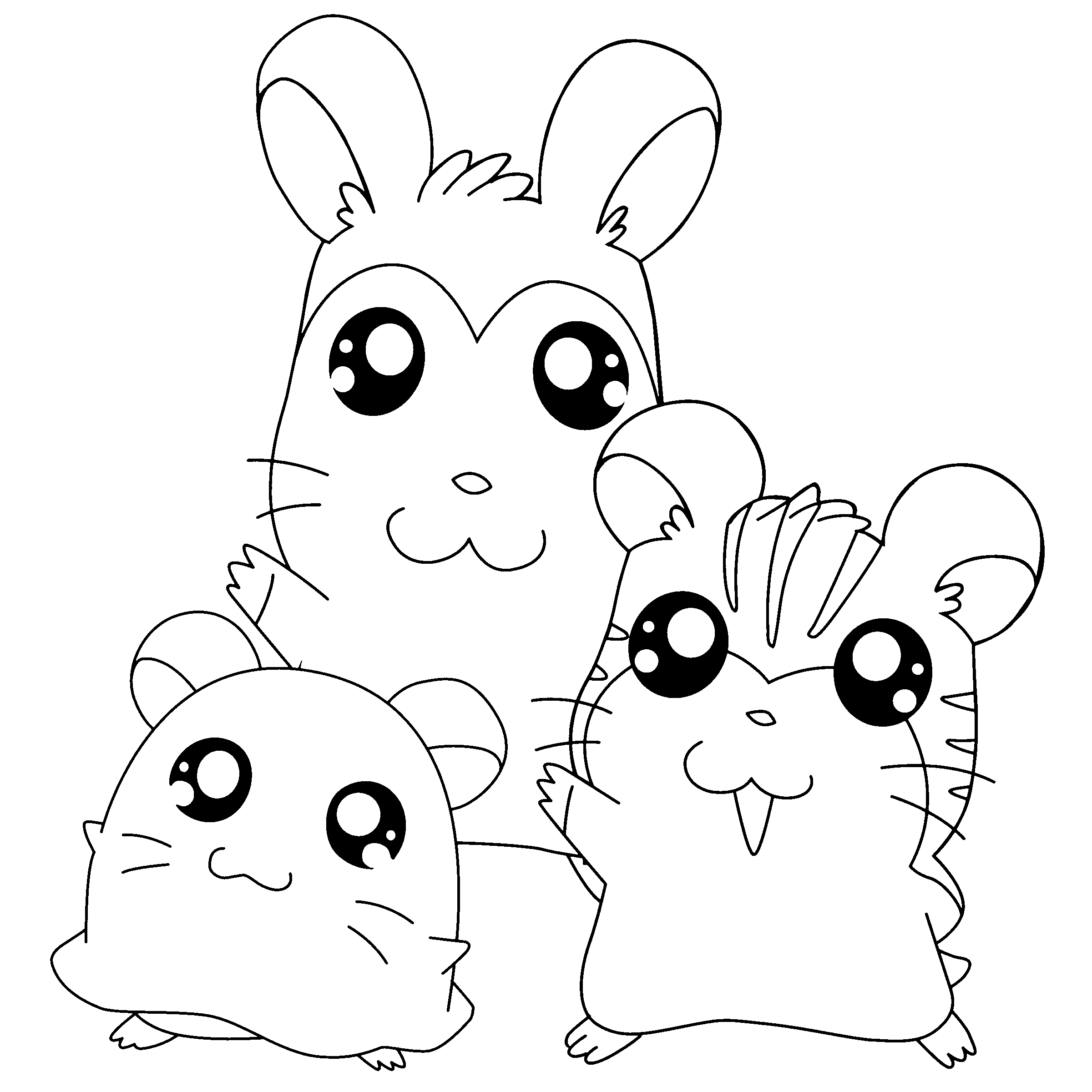 Hamtaro Malvorlagen