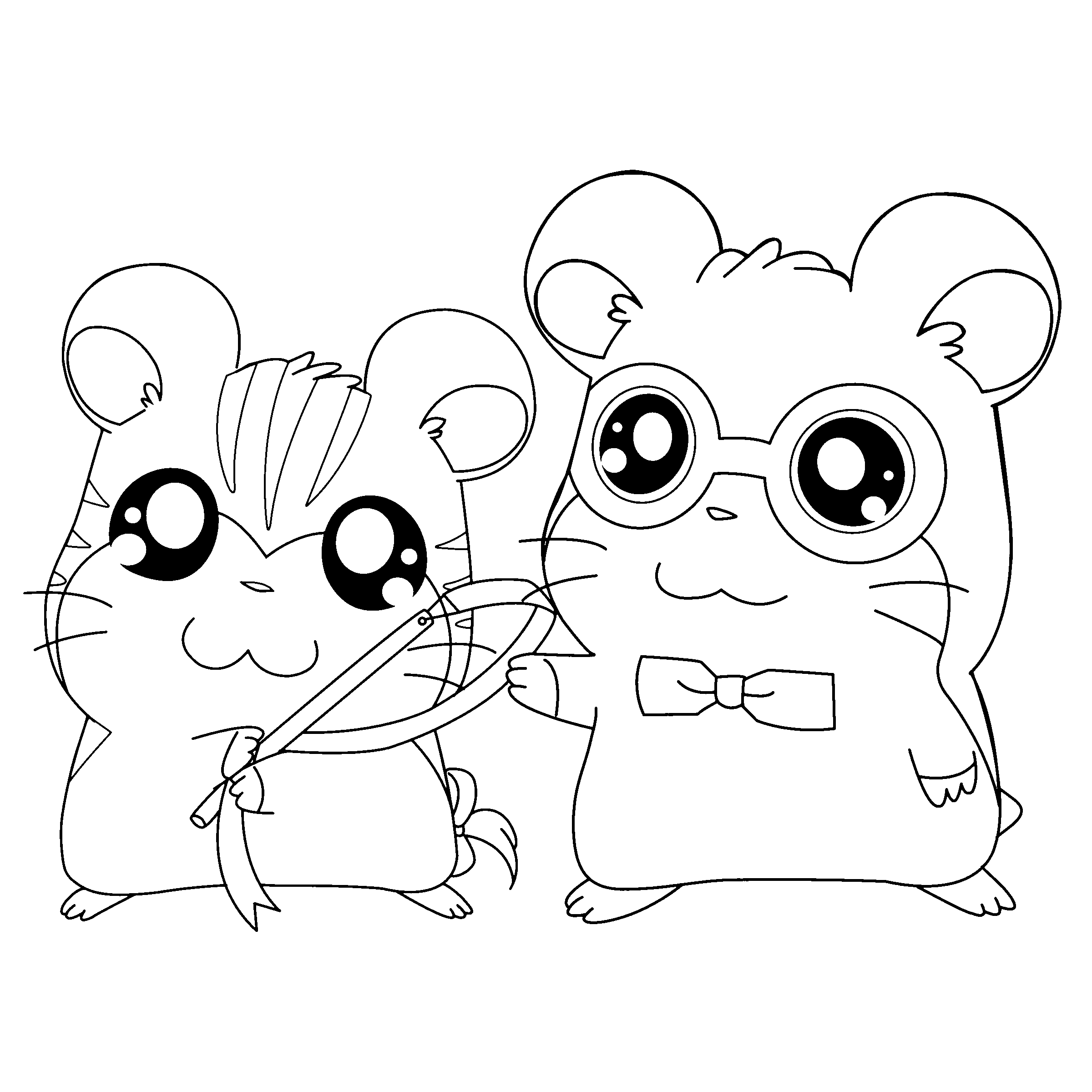 Hamtaro Malvorlagen