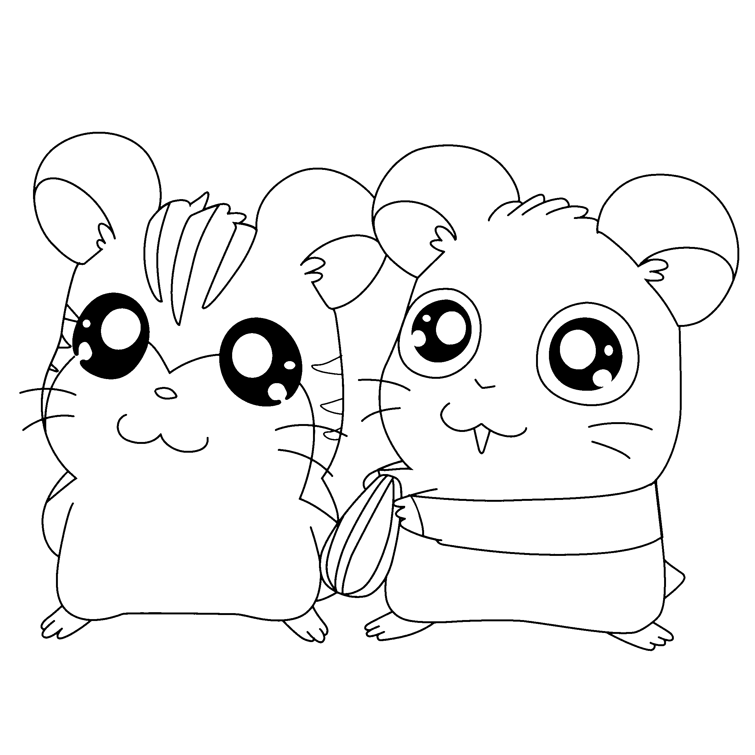 Hamtaro Malvorlagen