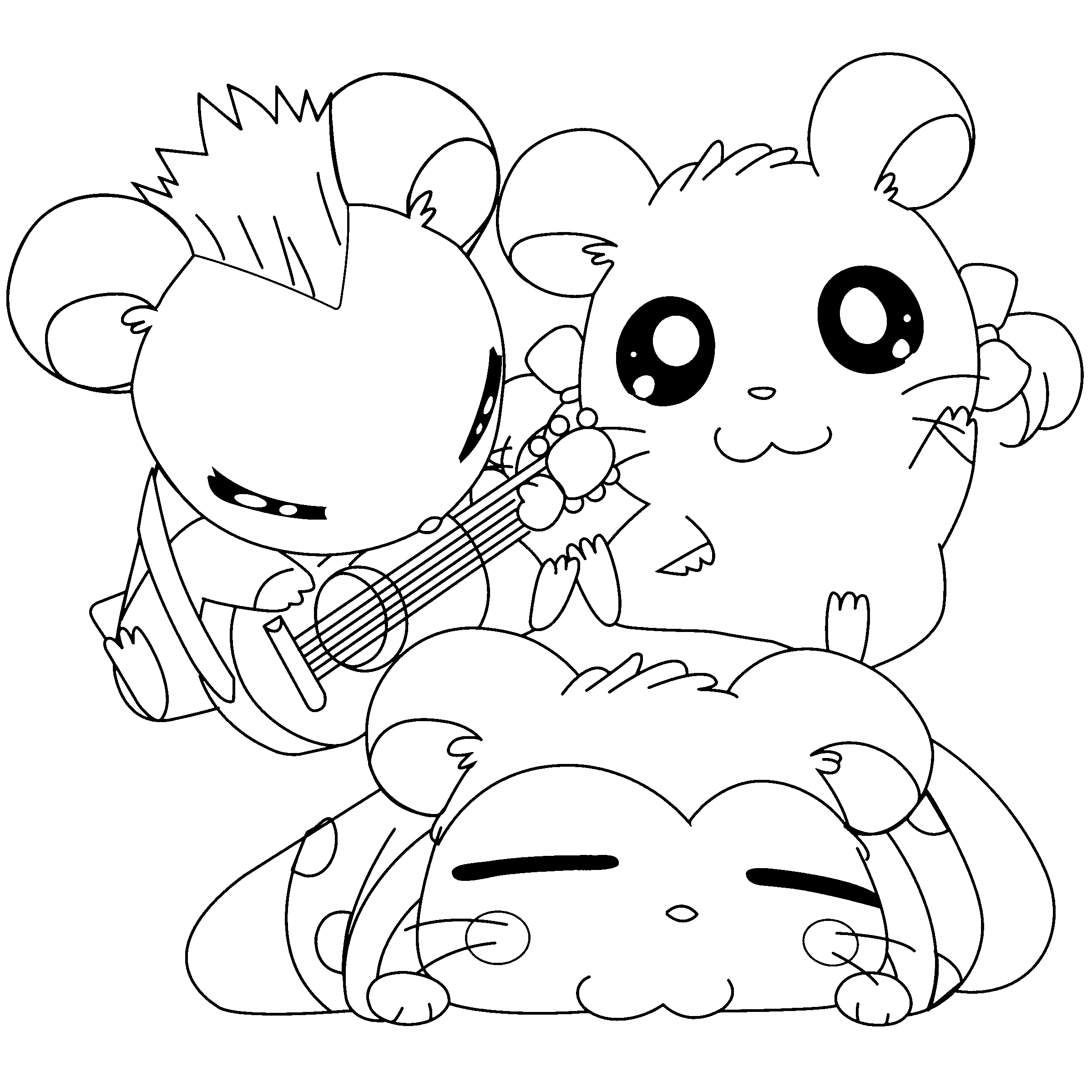 Hamtaro Malvorlagen