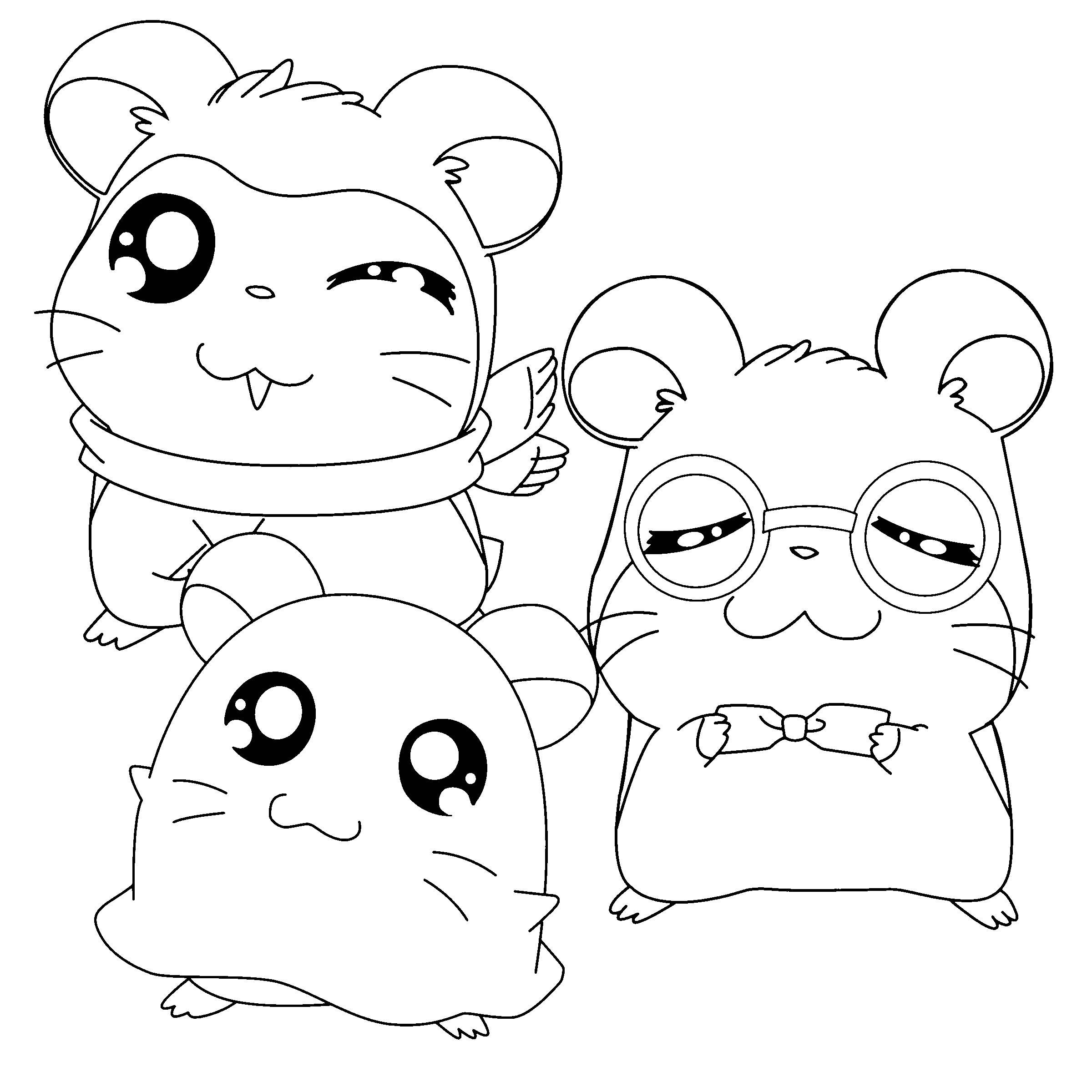 Hamtaro Malvorlagen