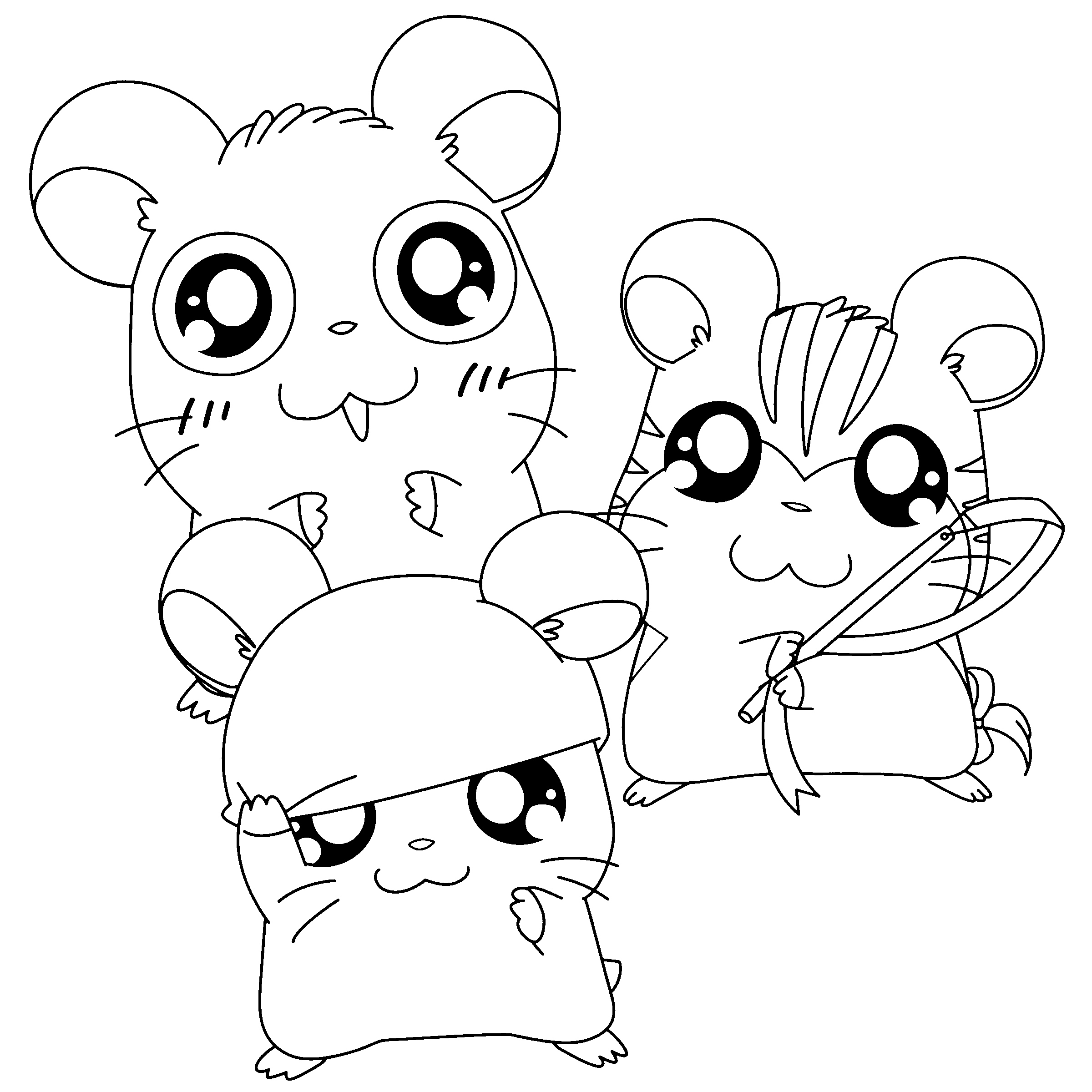 Hamtaro Malvorlagen