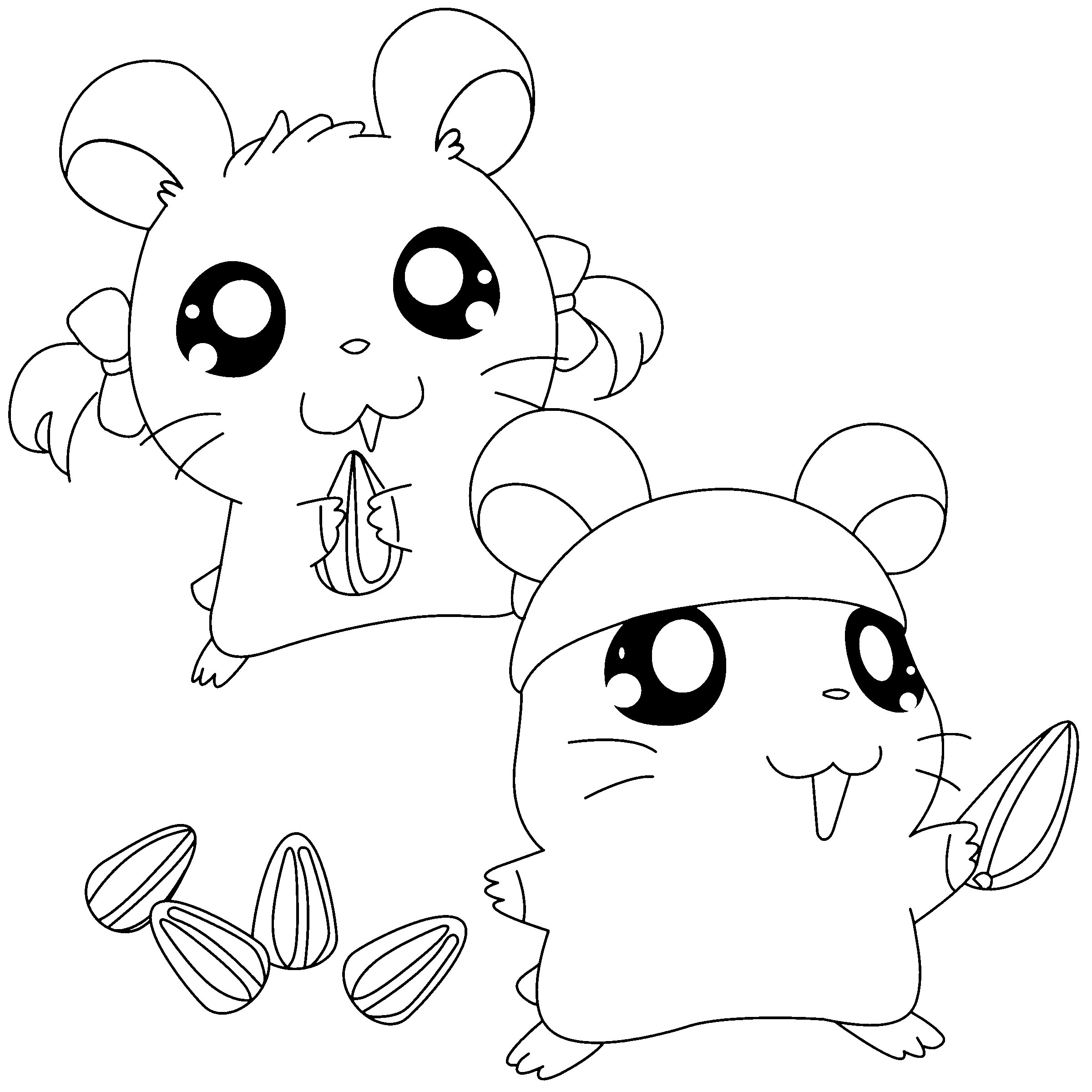 Hamtaro Malvorlagen