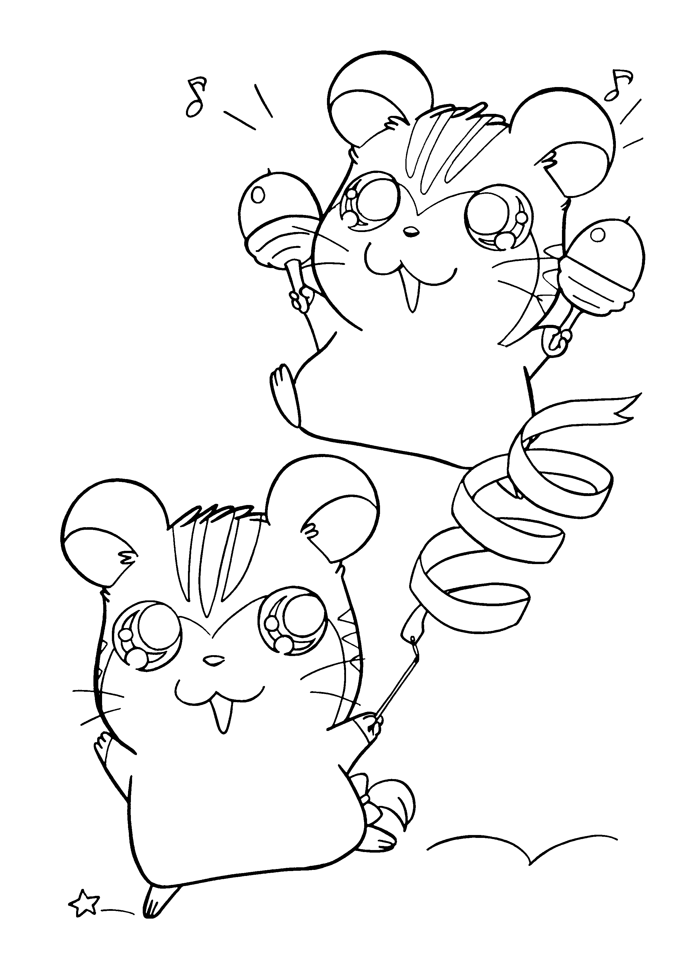 Hamtaro Malvorlagen