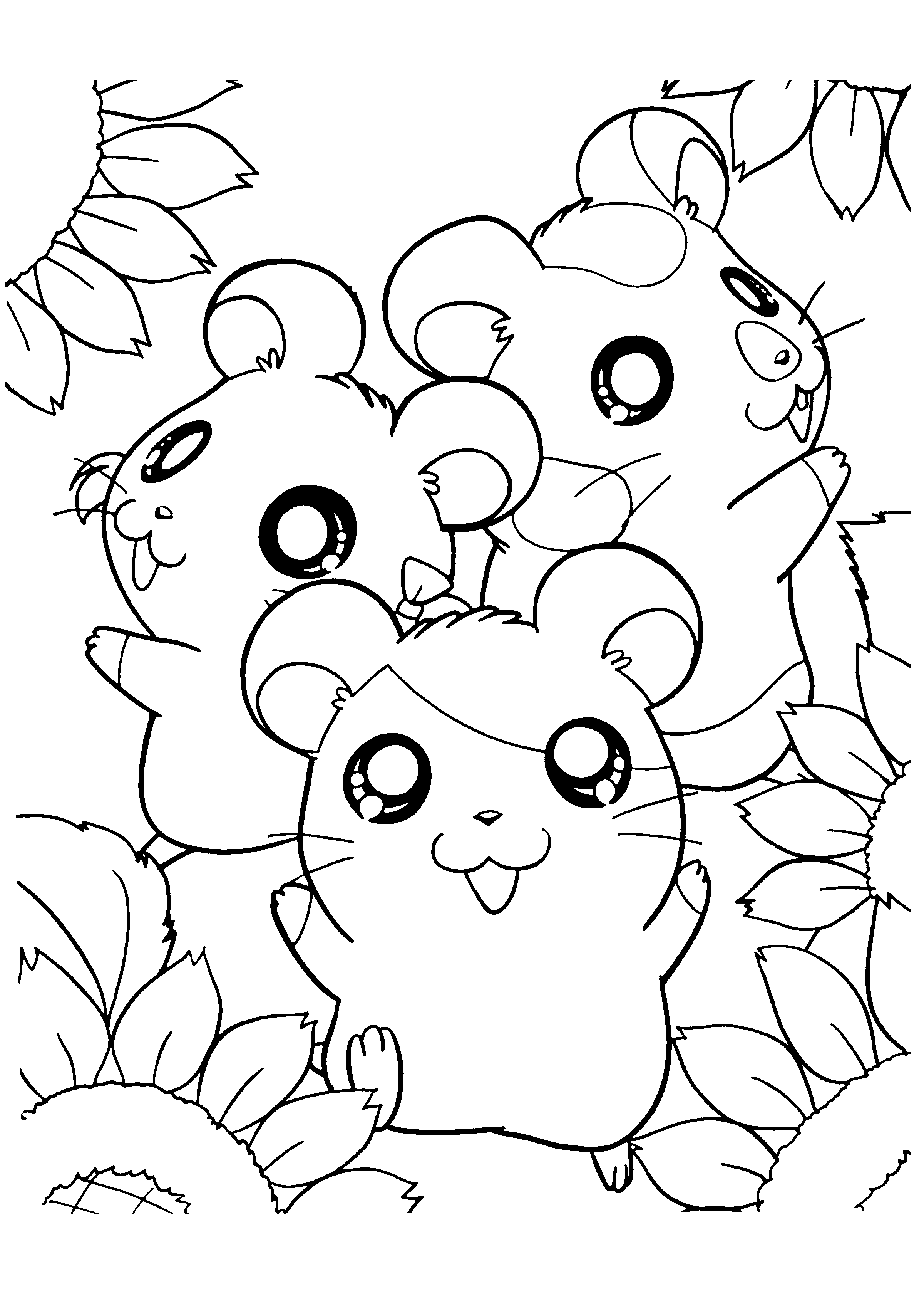 Hamtaro Malvorlagen