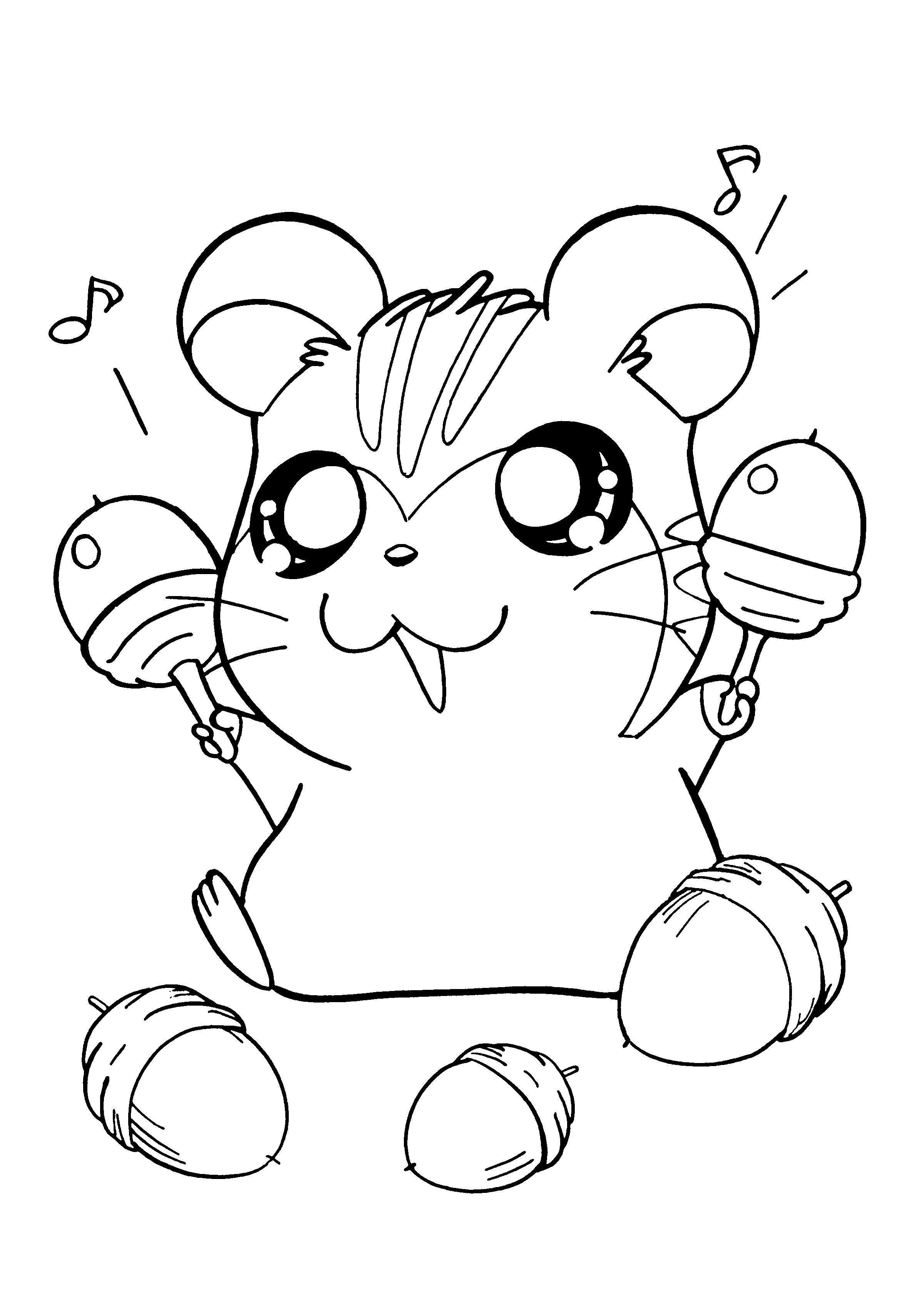 Hamtaro Malvorlagen