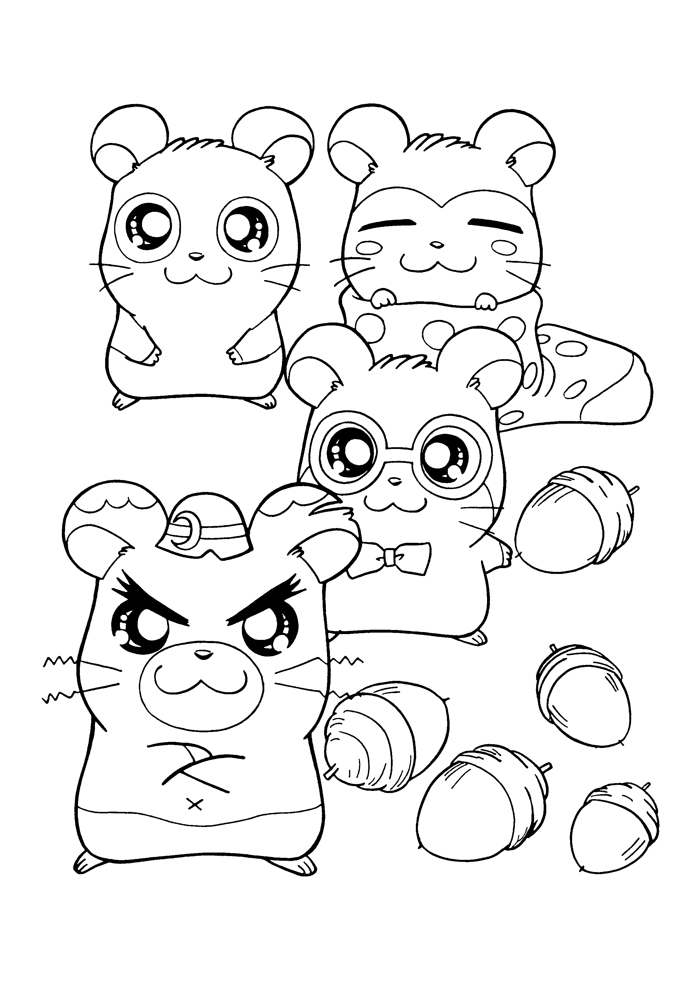 Hamtaro Malvorlagen