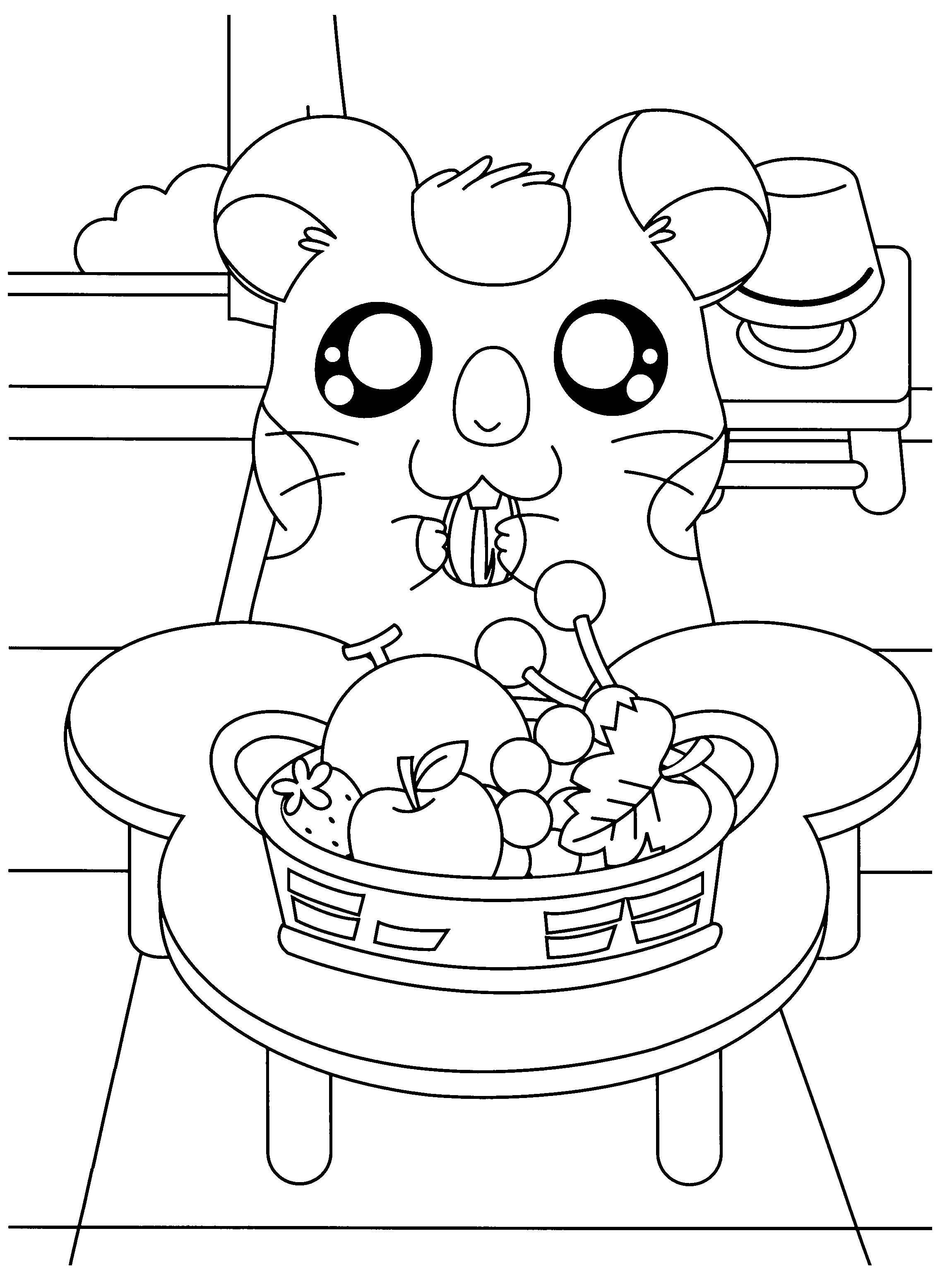 Hamtaro Malvorlagen