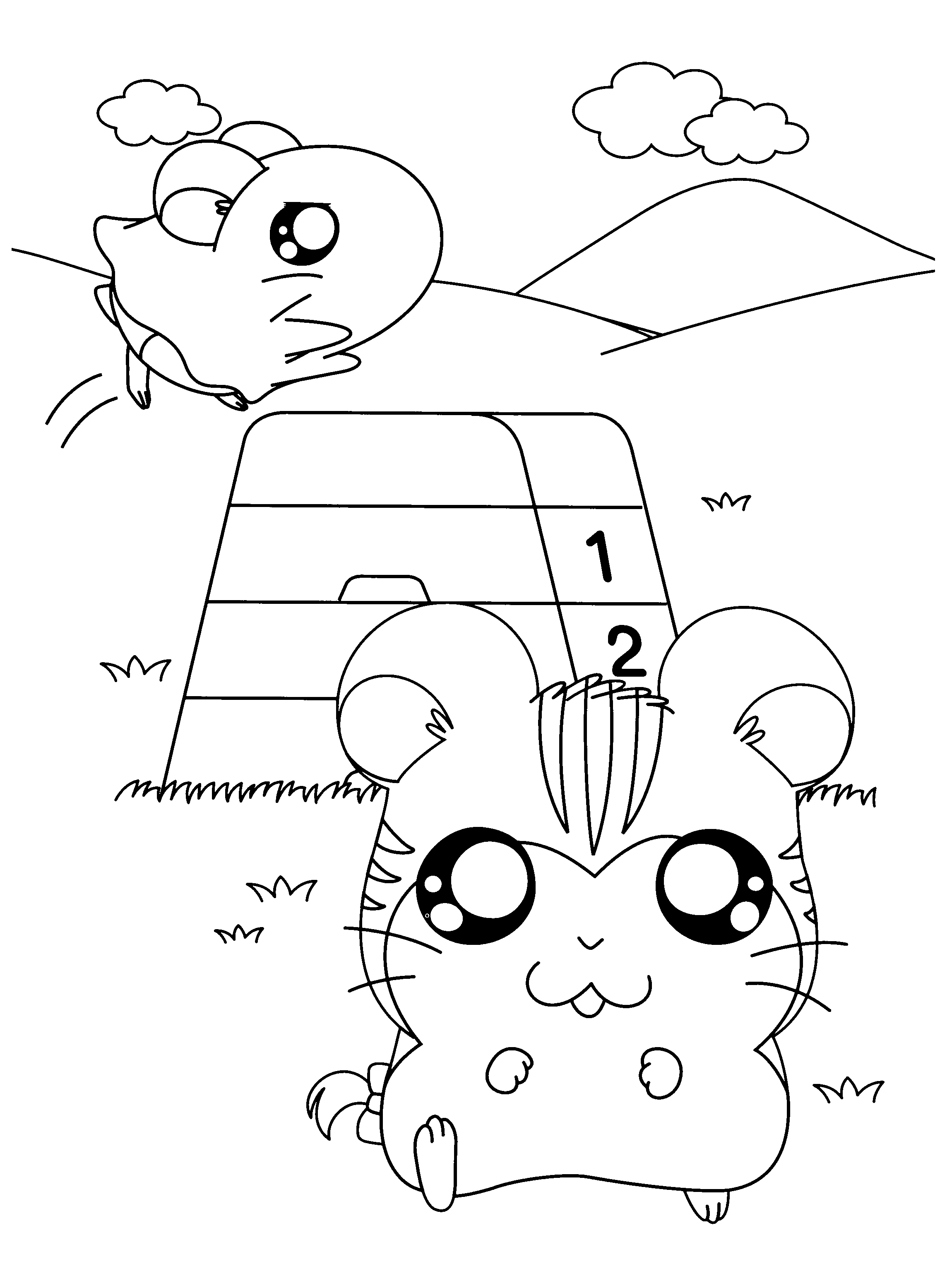 Hamtaro Malvorlagen