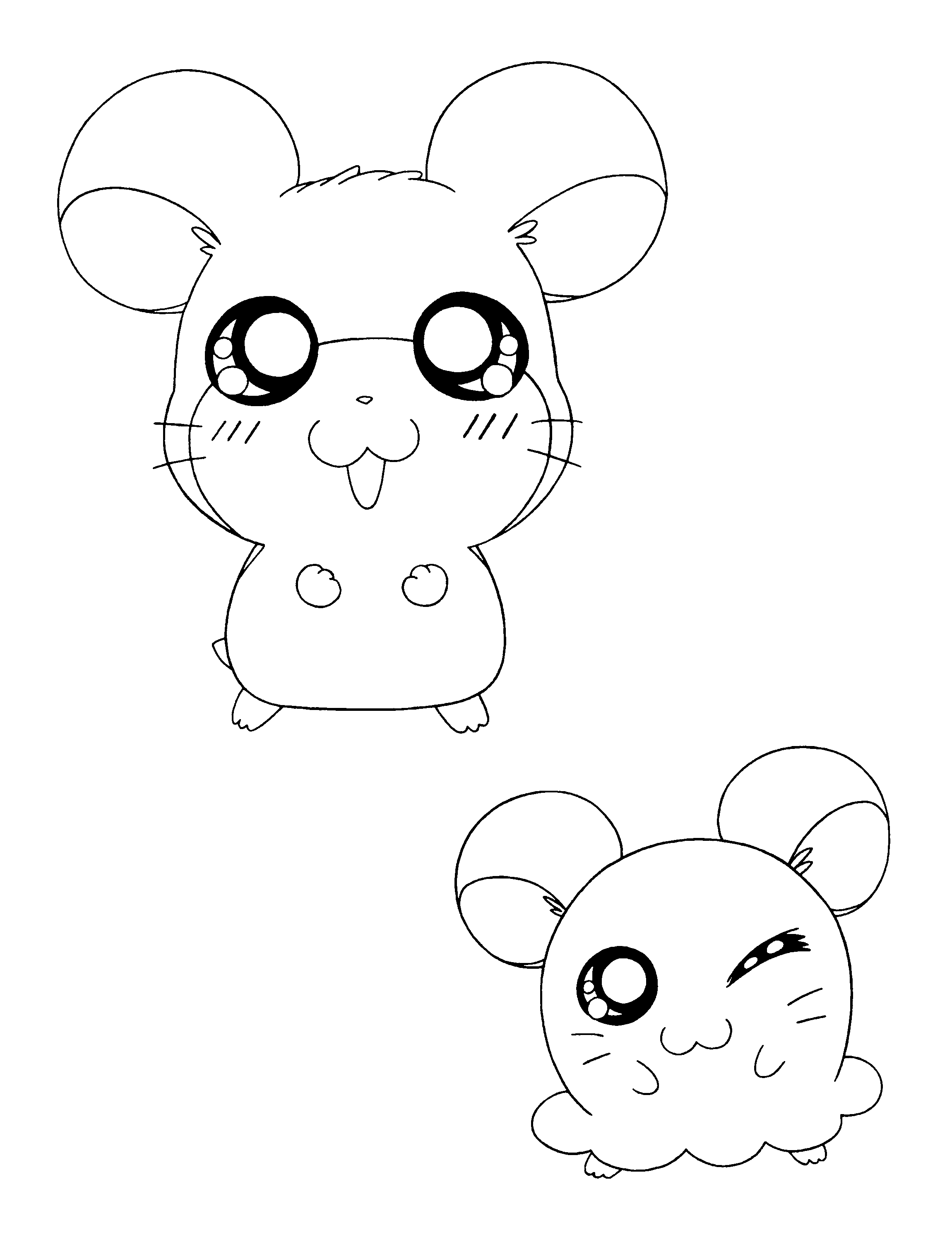 Hamtaro Malvorlagen