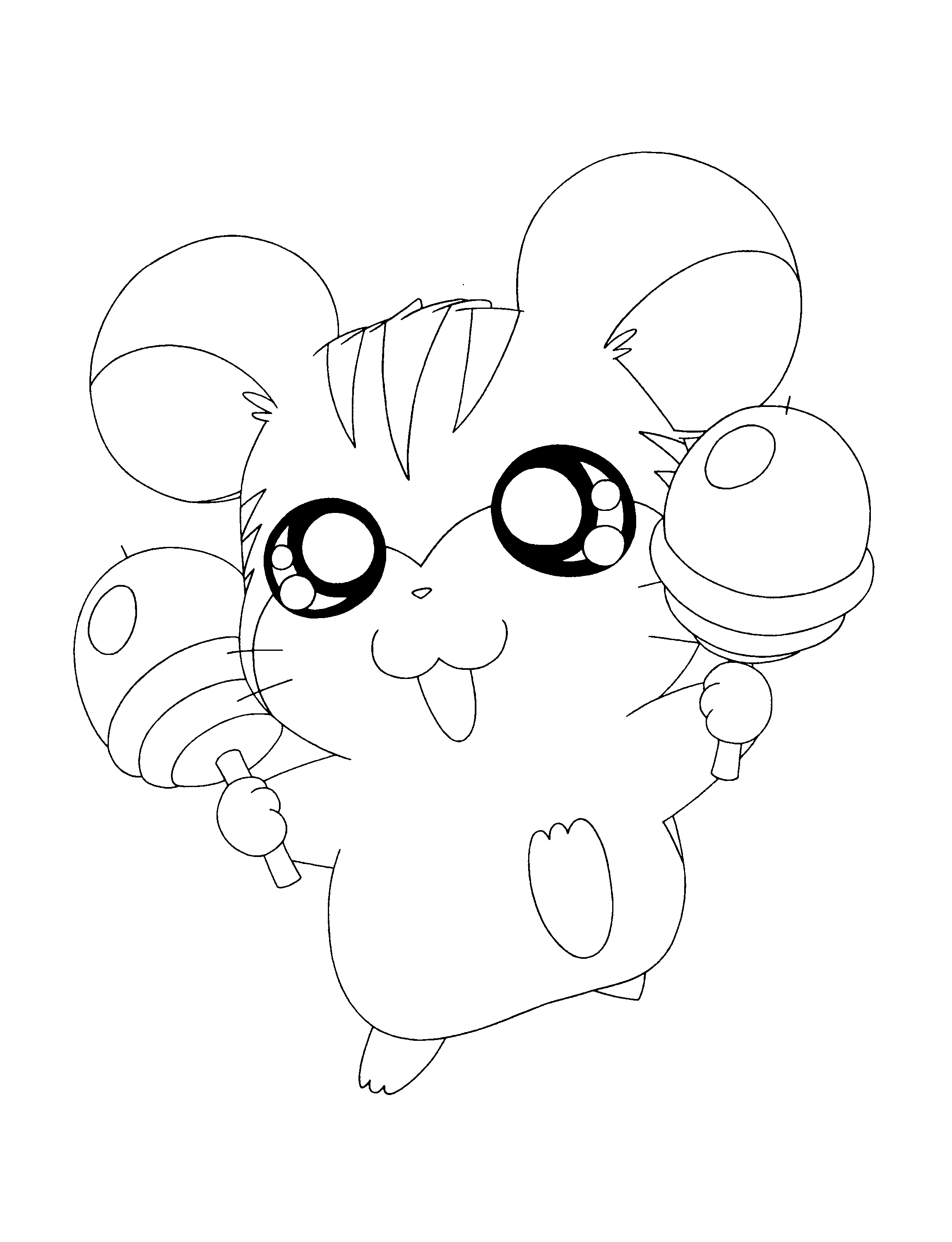 Hamtaro Malvorlagen