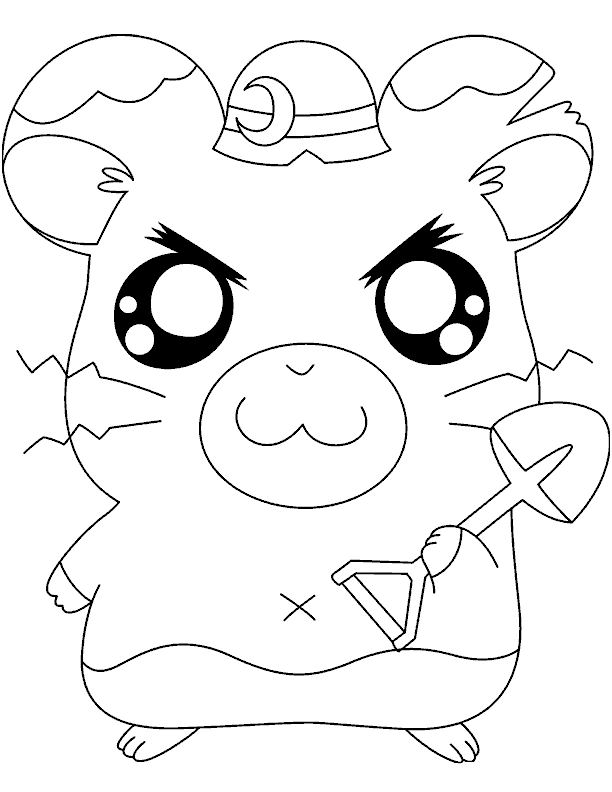 Hamtaro Malvorlagen