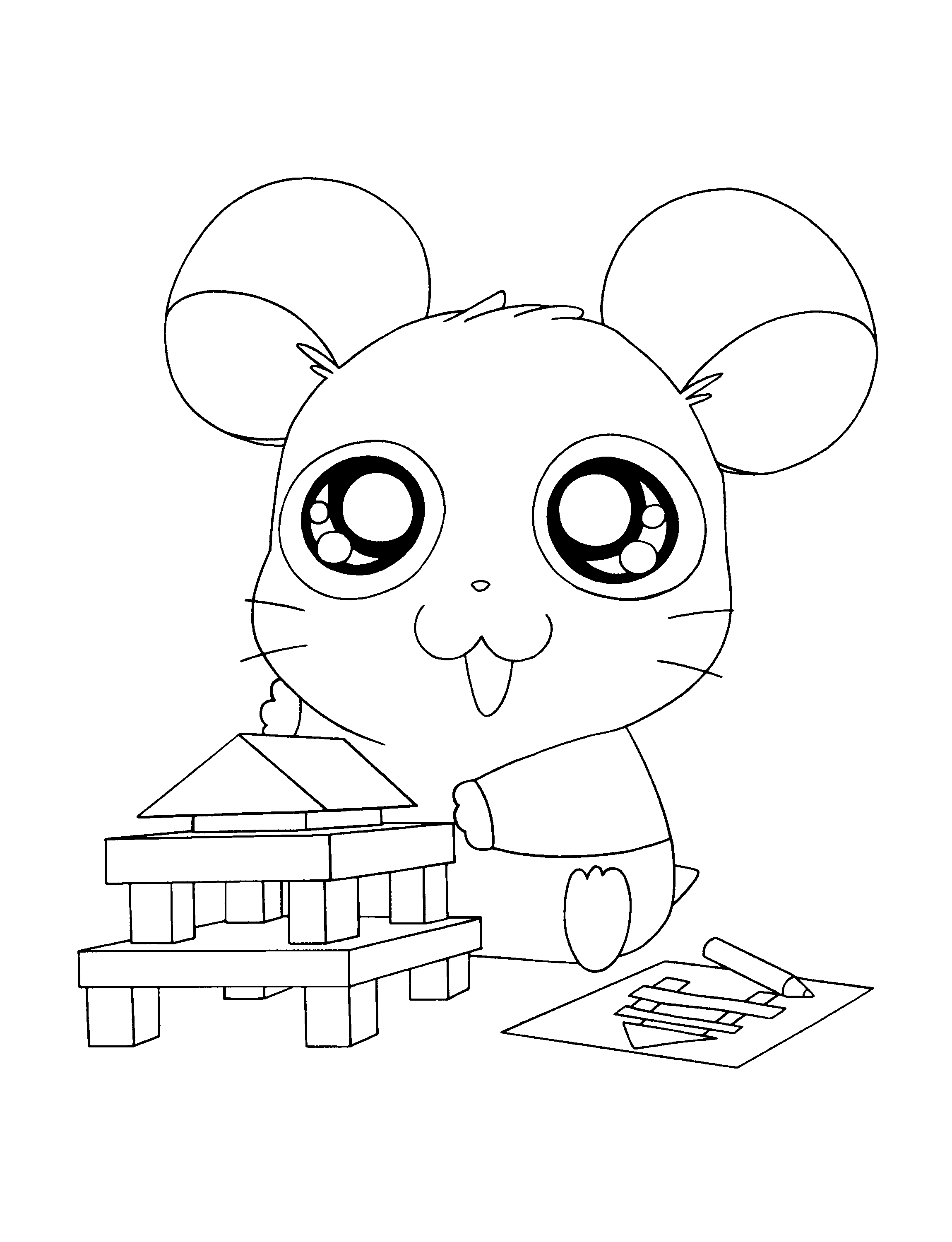 Hamtaro Malvorlagen