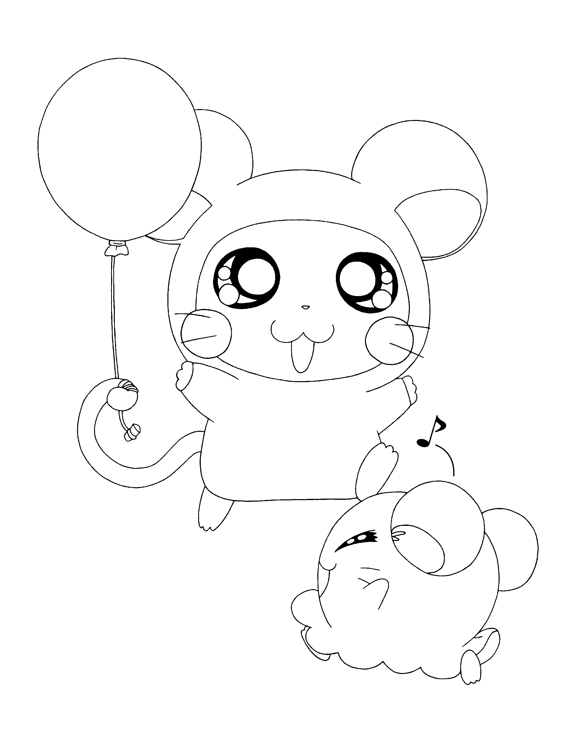 Hamtaro Malvorlagen