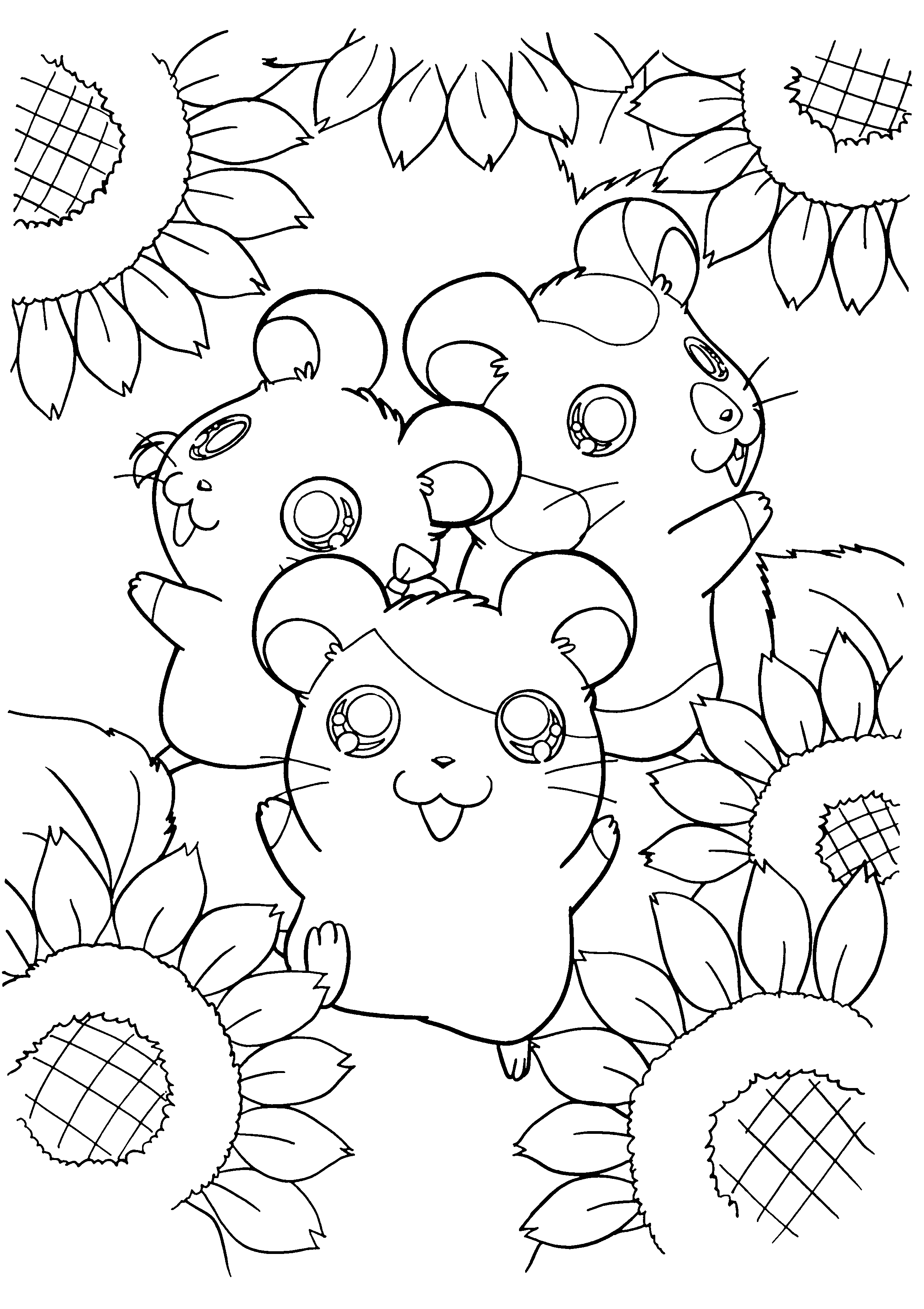 Hamtaro Malvorlagen