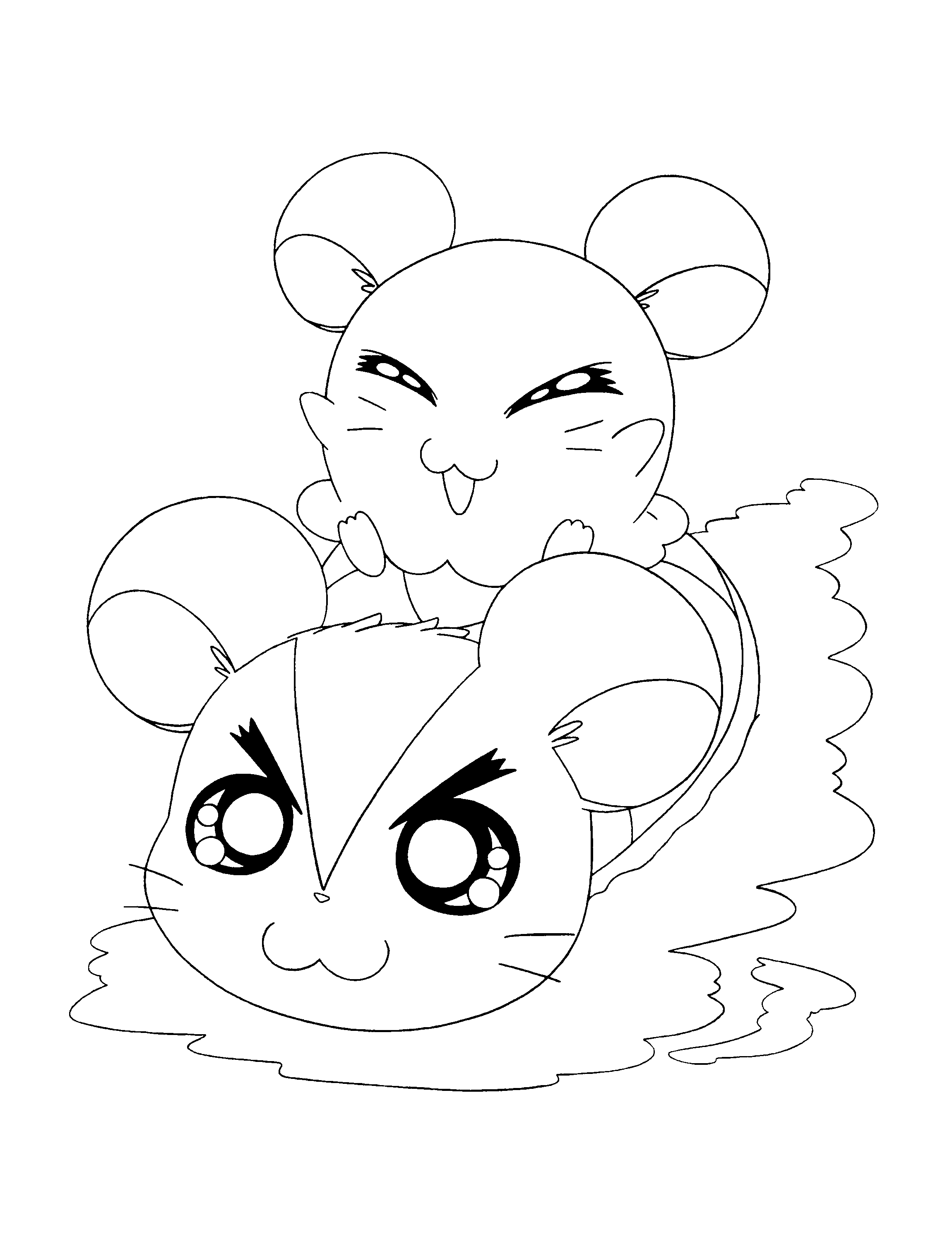 Hamtaro Malvorlagen