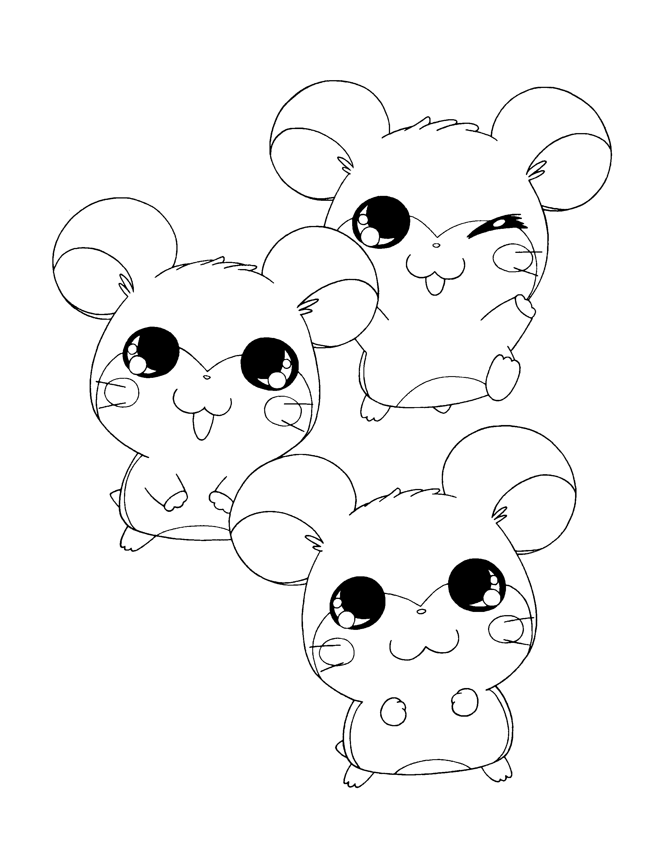 Hamtaro Malvorlagen