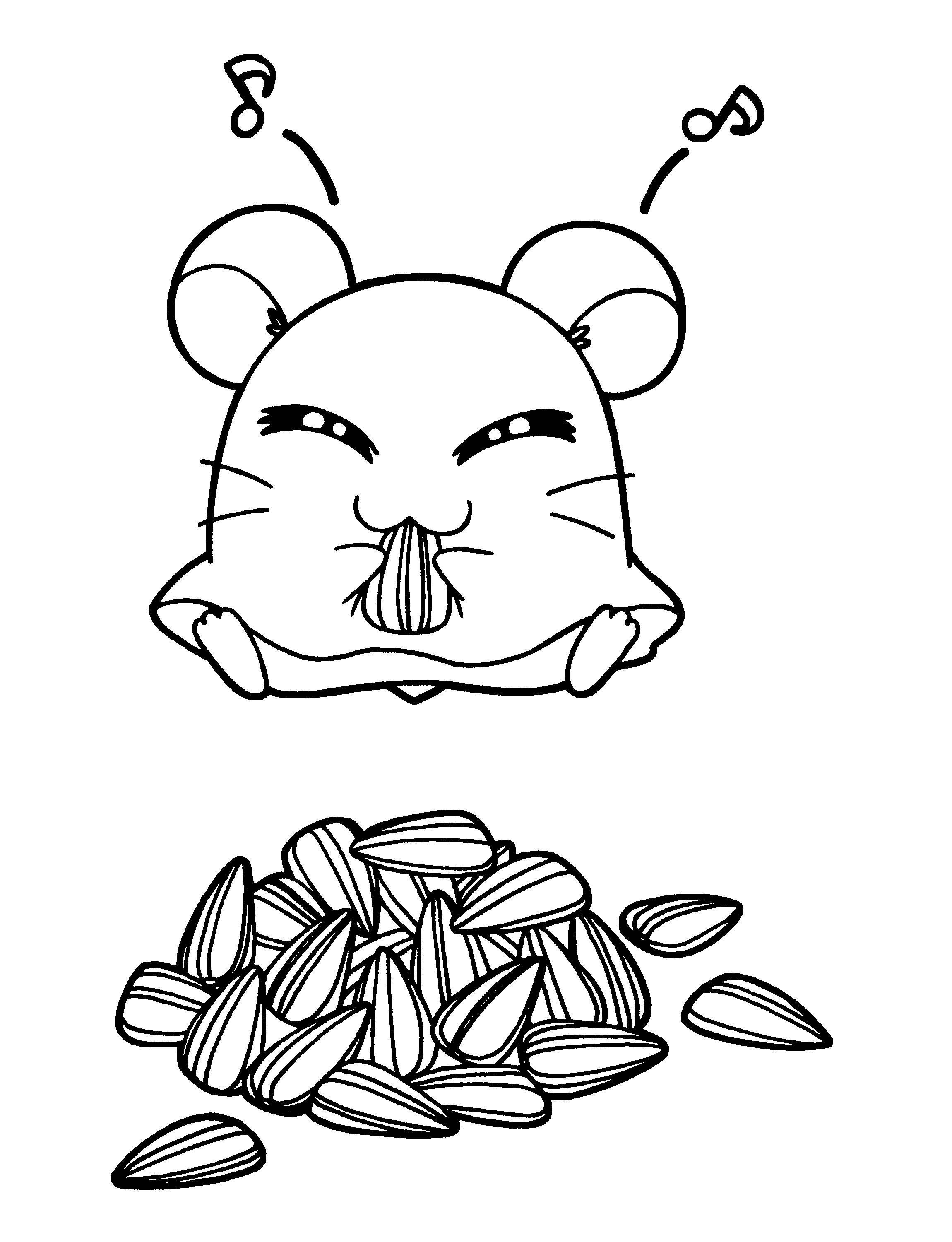 Hamtaro Malvorlagen