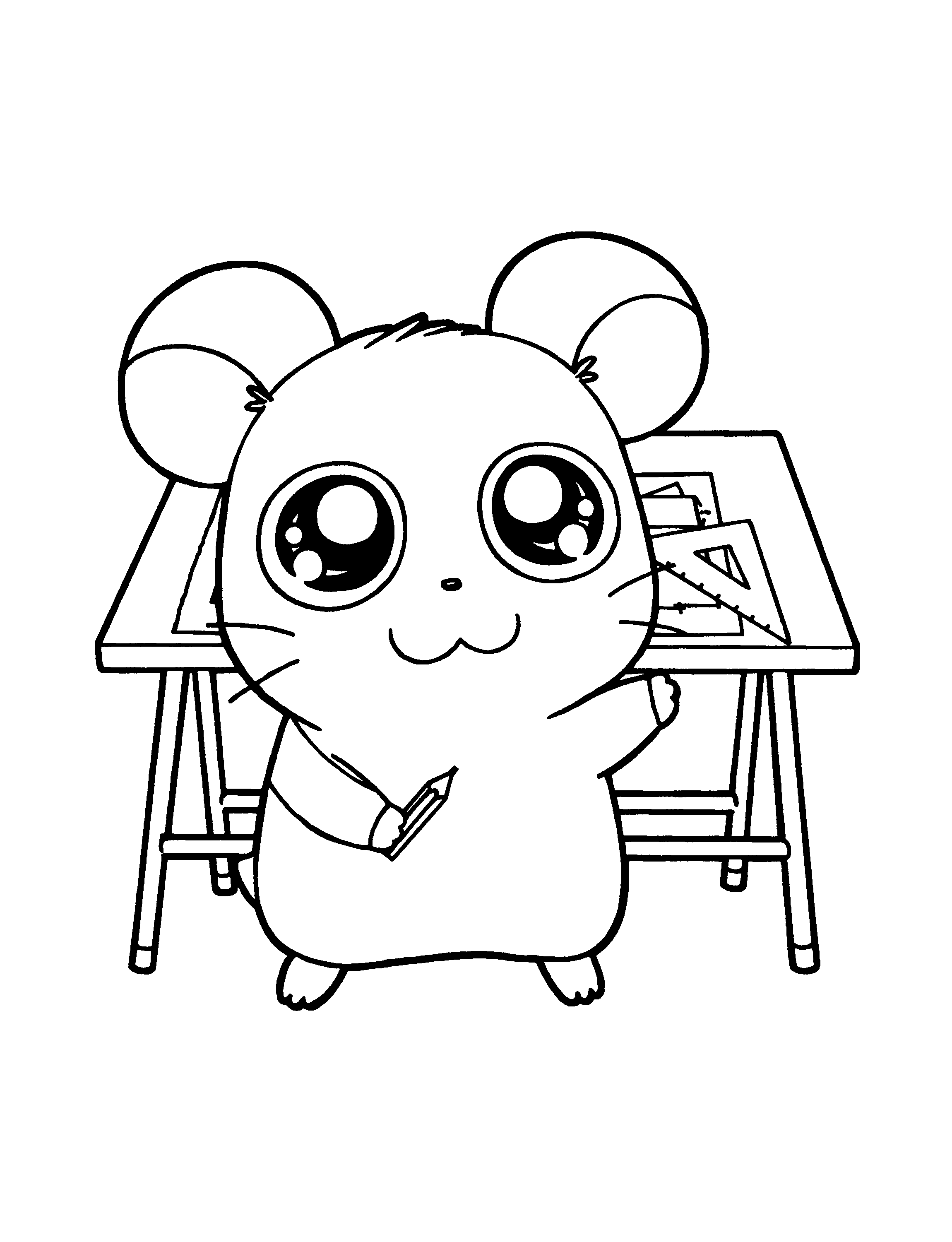 Hamtaro Malvorlagen