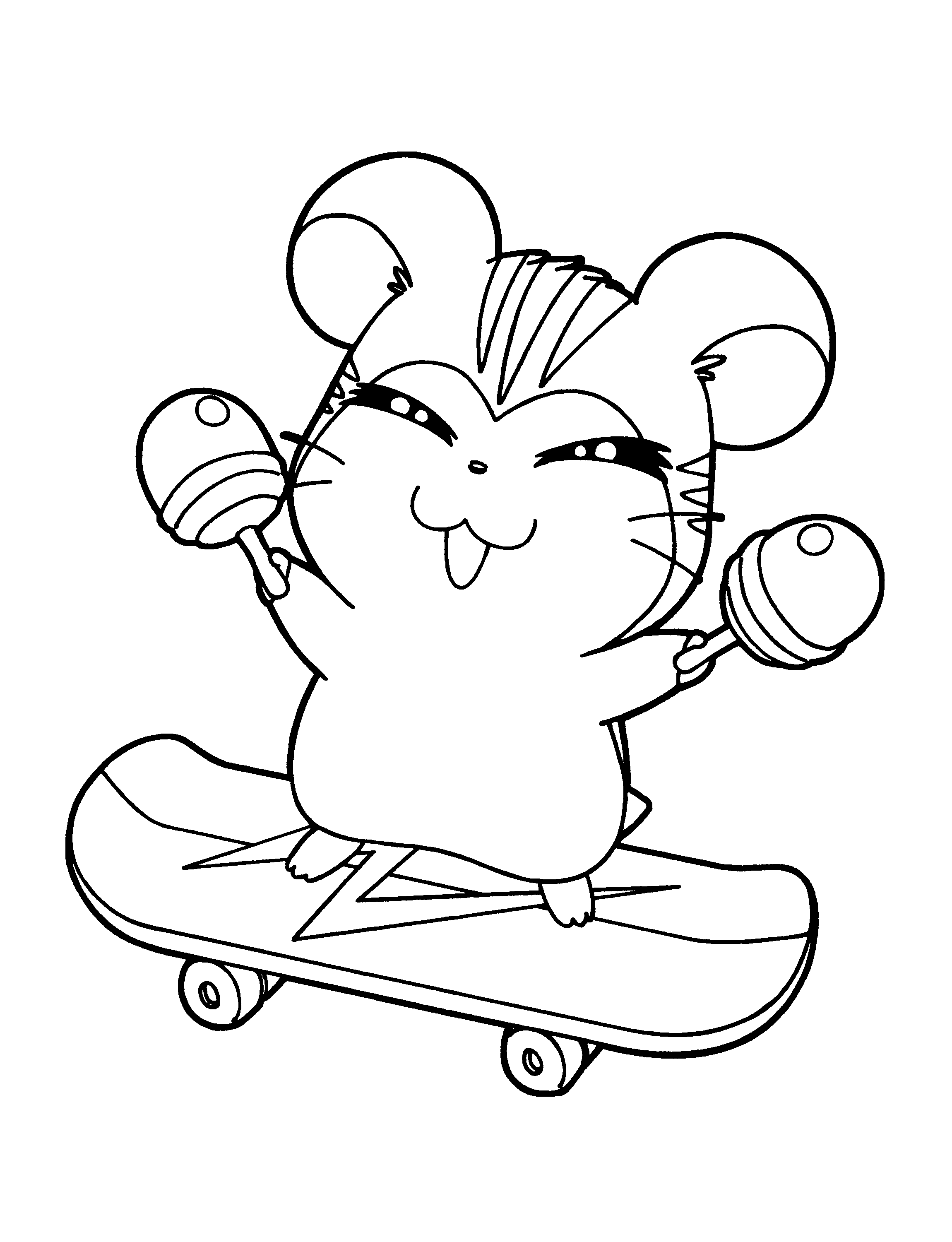 Hamtaro Malvorlagen