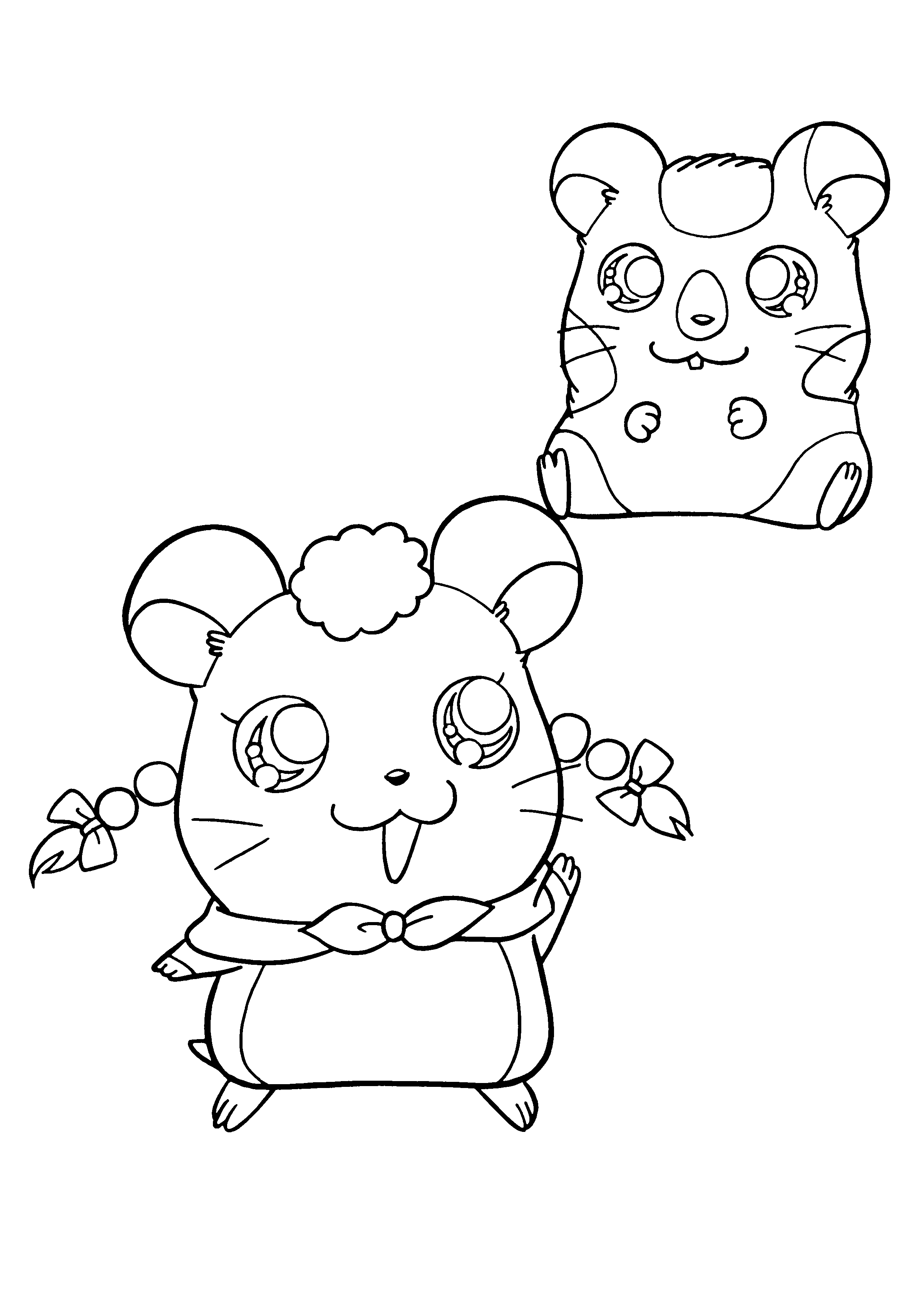 Hamtaro Malvorlagen