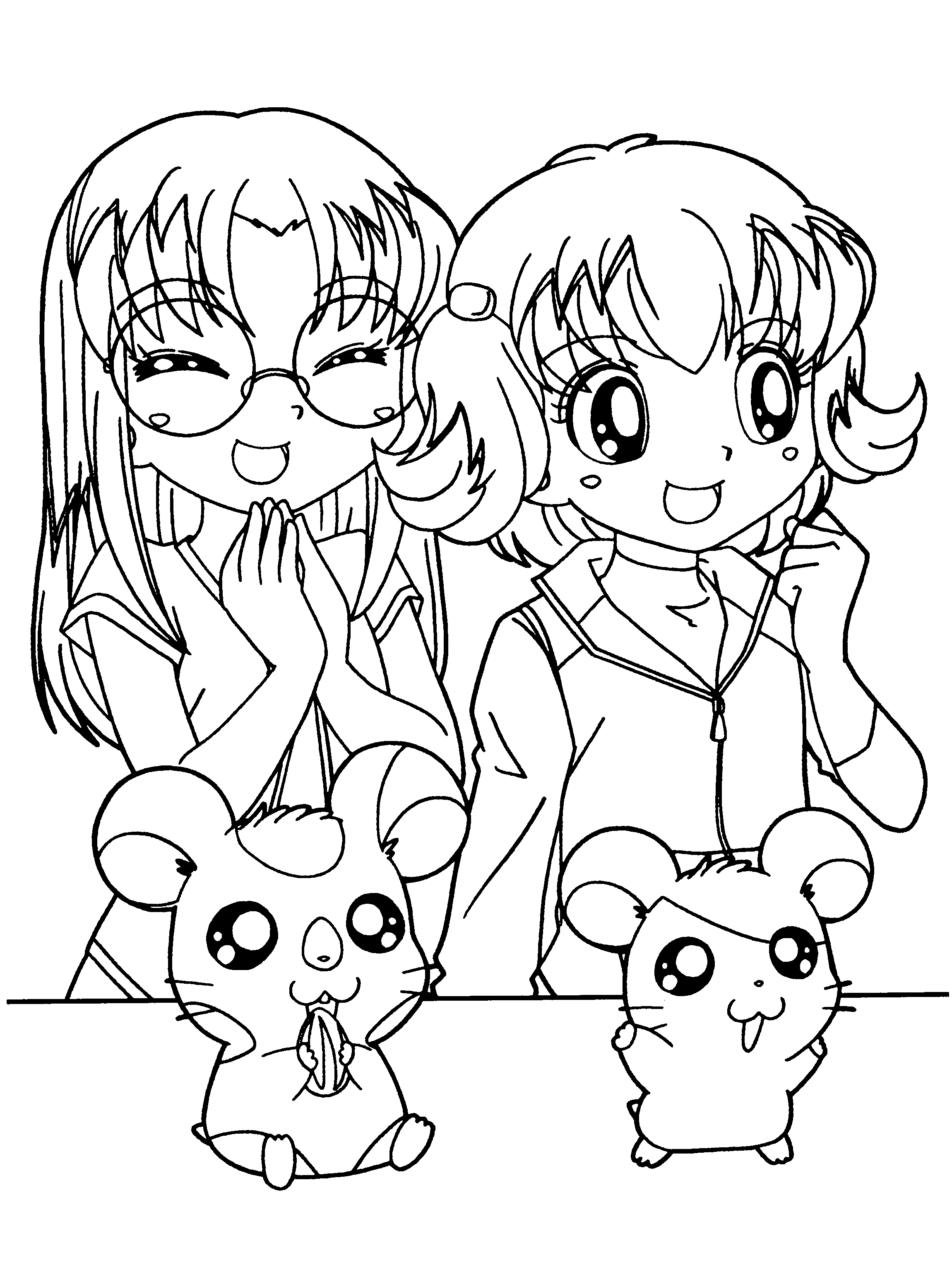 Hamtaro Malvorlagen