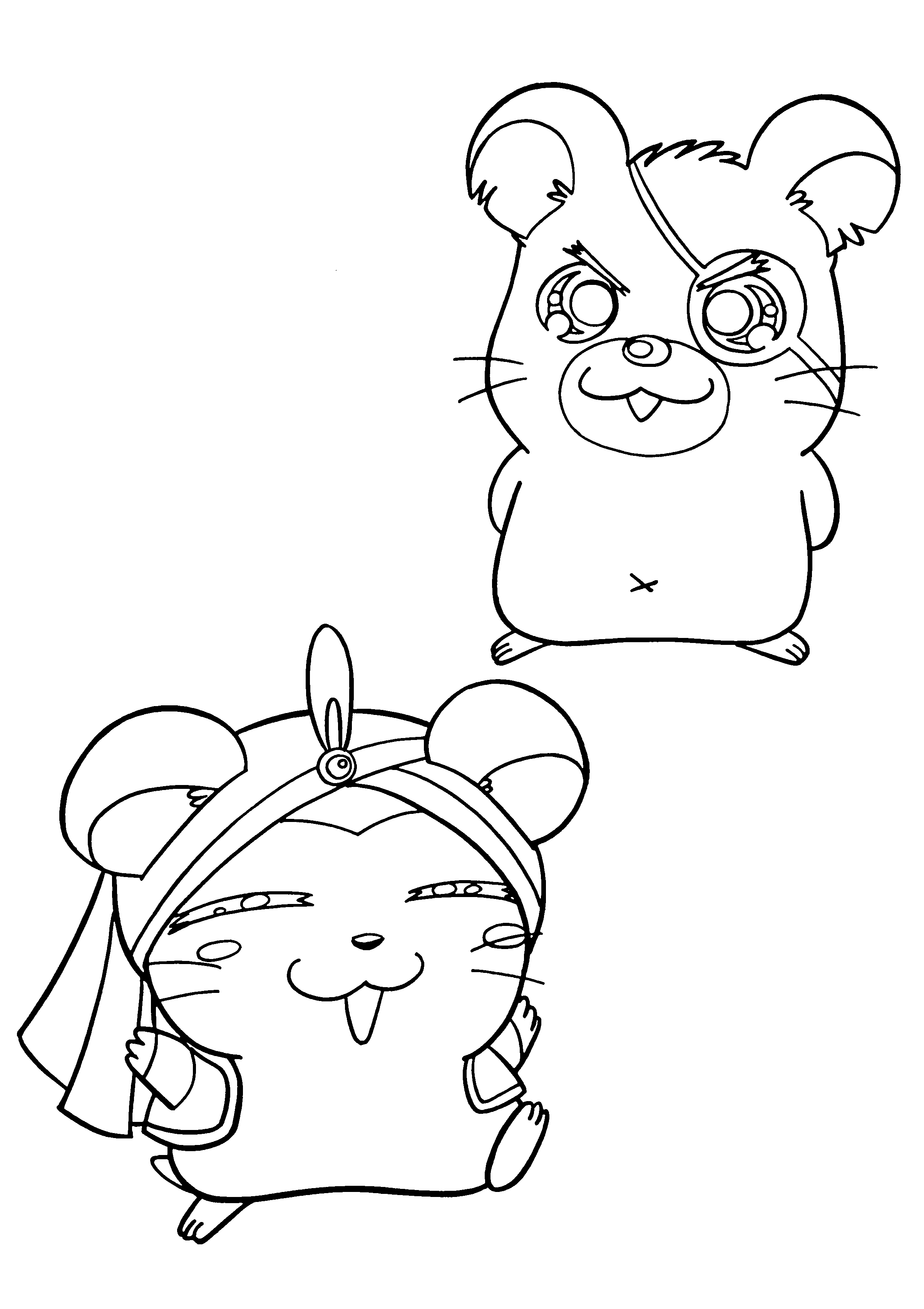 Hamtaro Malvorlagen