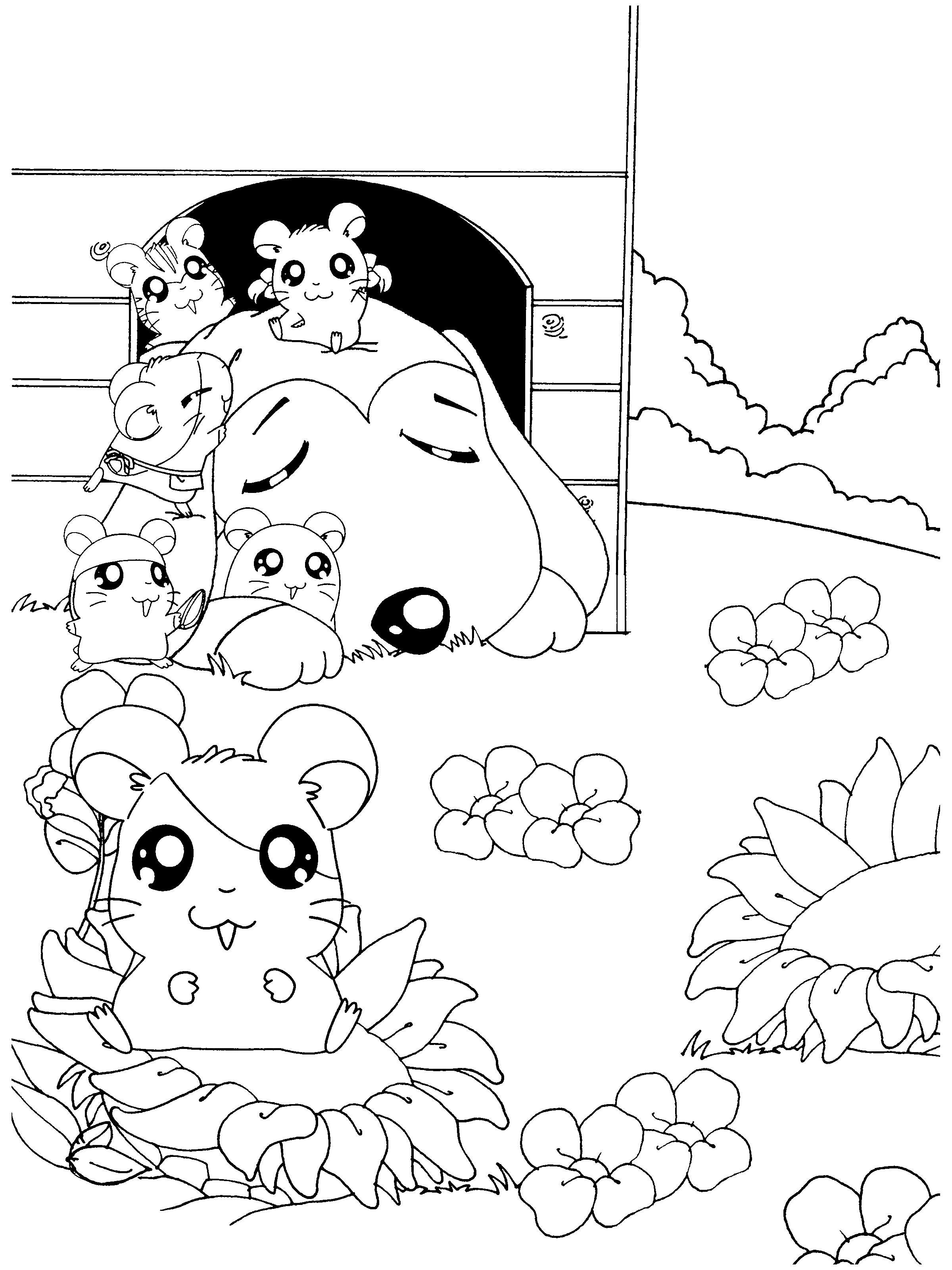 Hamtaro Malvorlagen