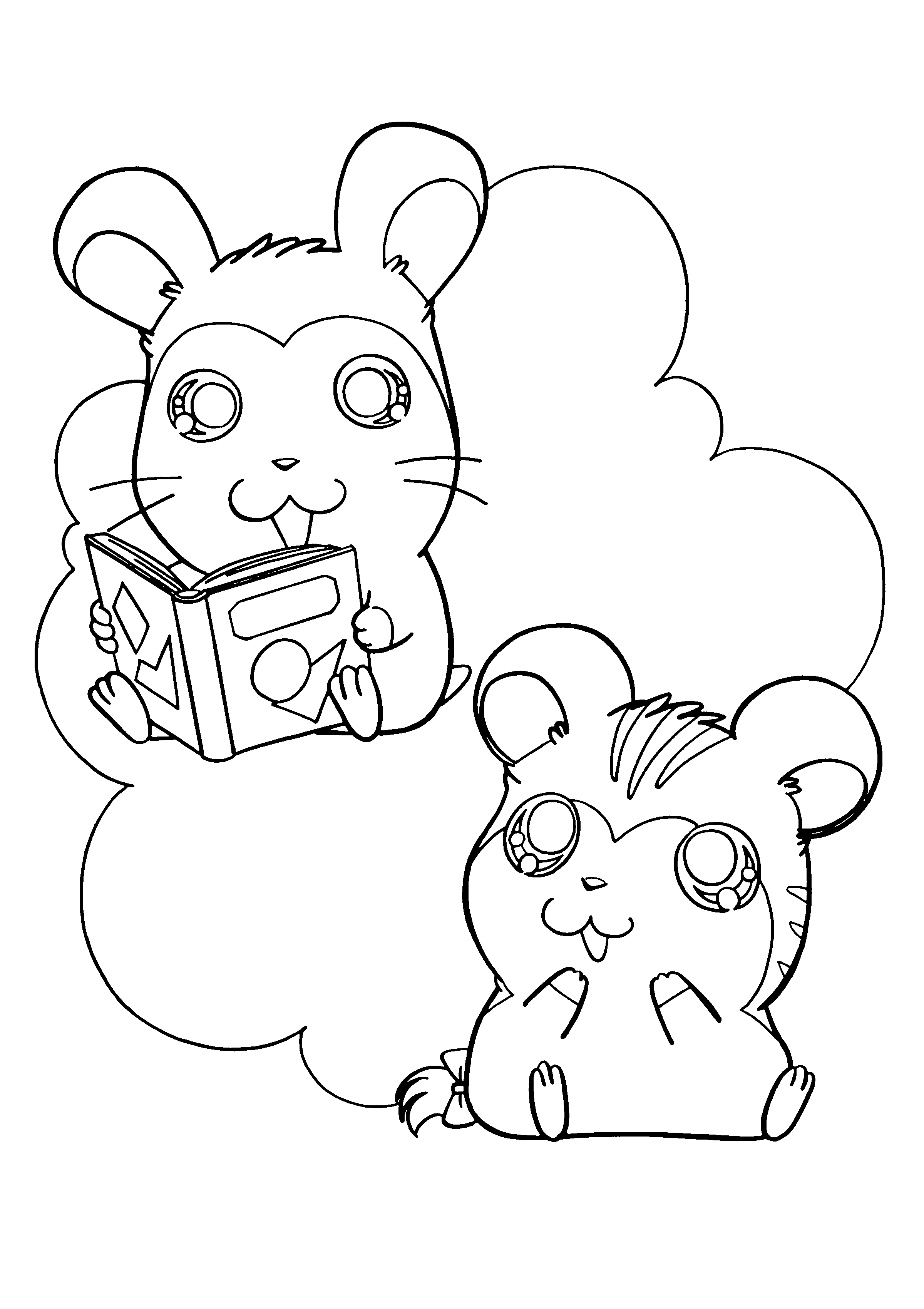 Hamtaro Malvorlagen