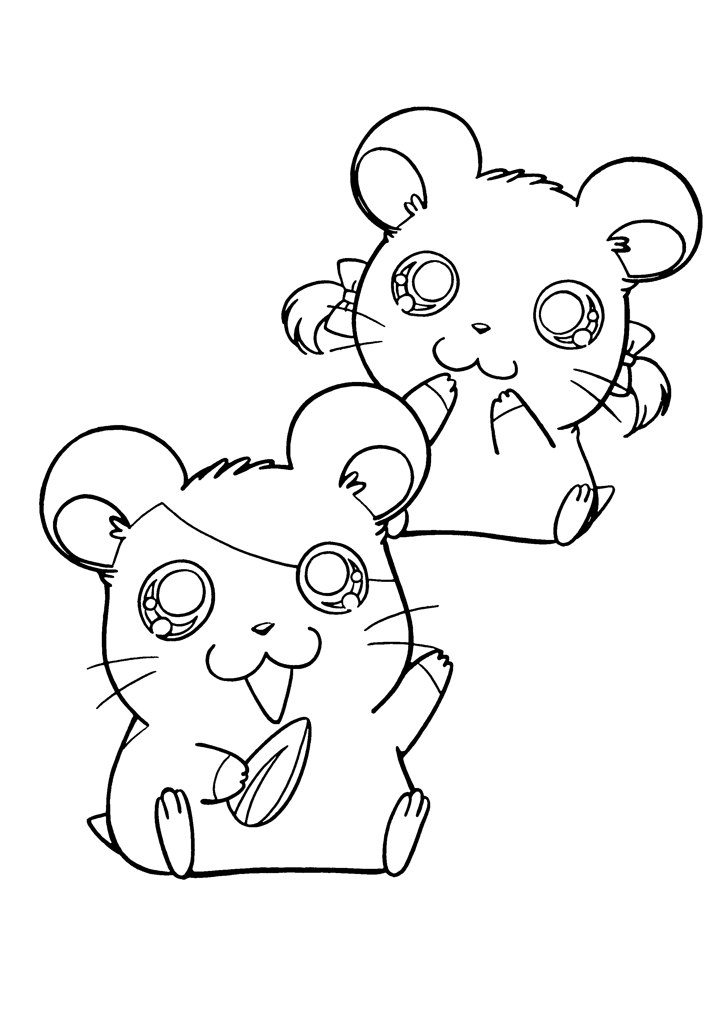 Hamtaro Malvorlagen