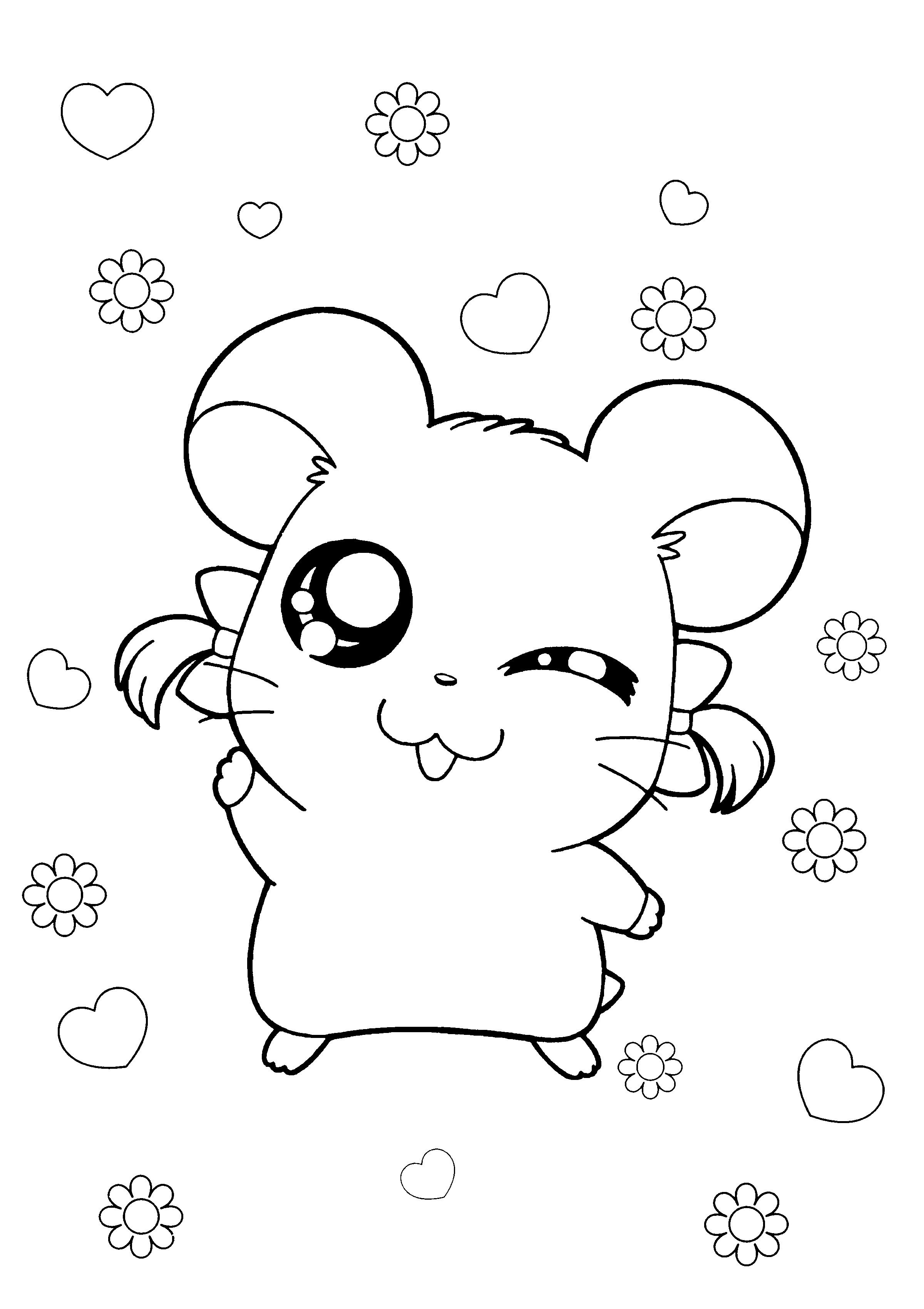 Hamtaro Malvorlagen