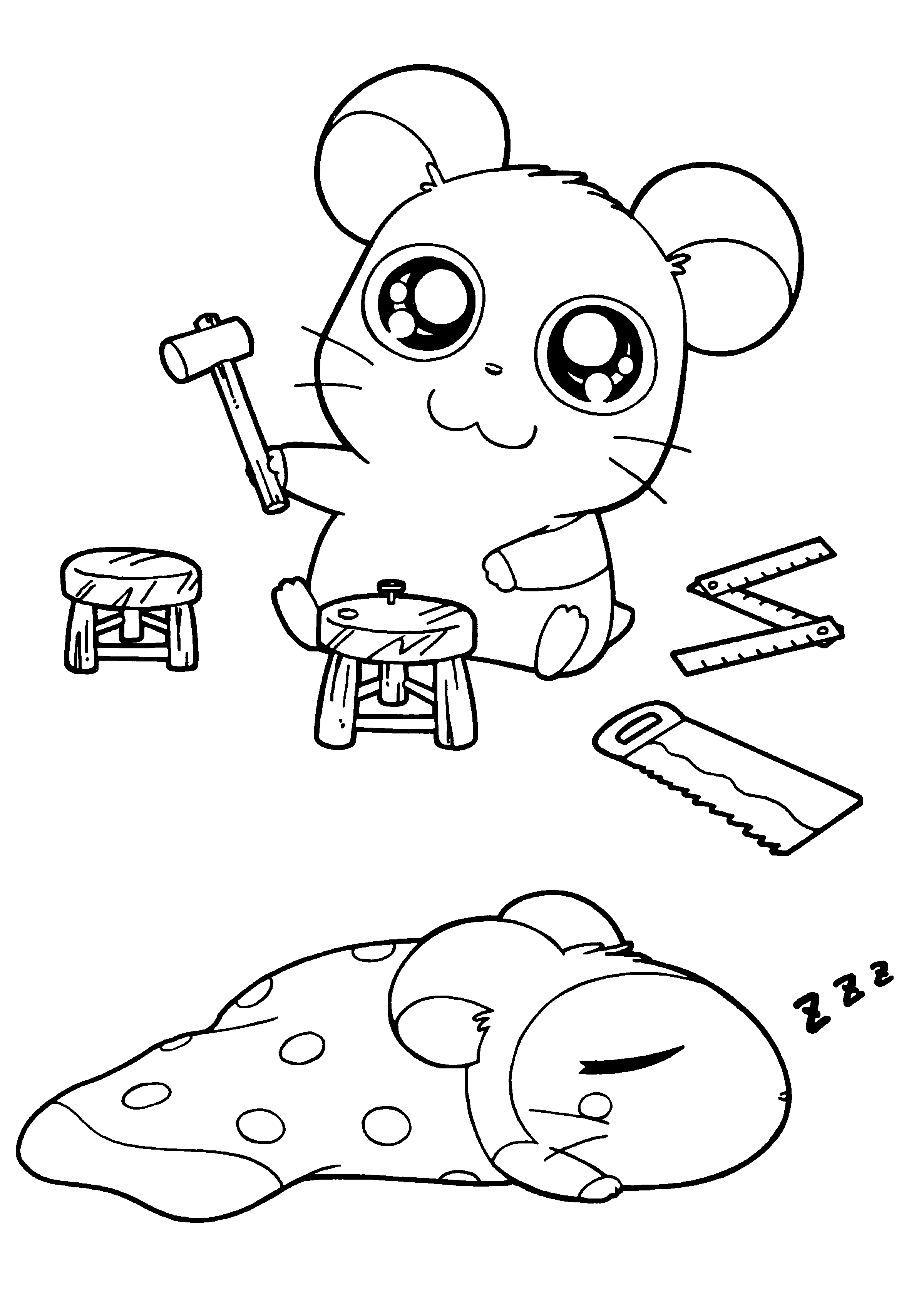 Hamtaro Malvorlagen