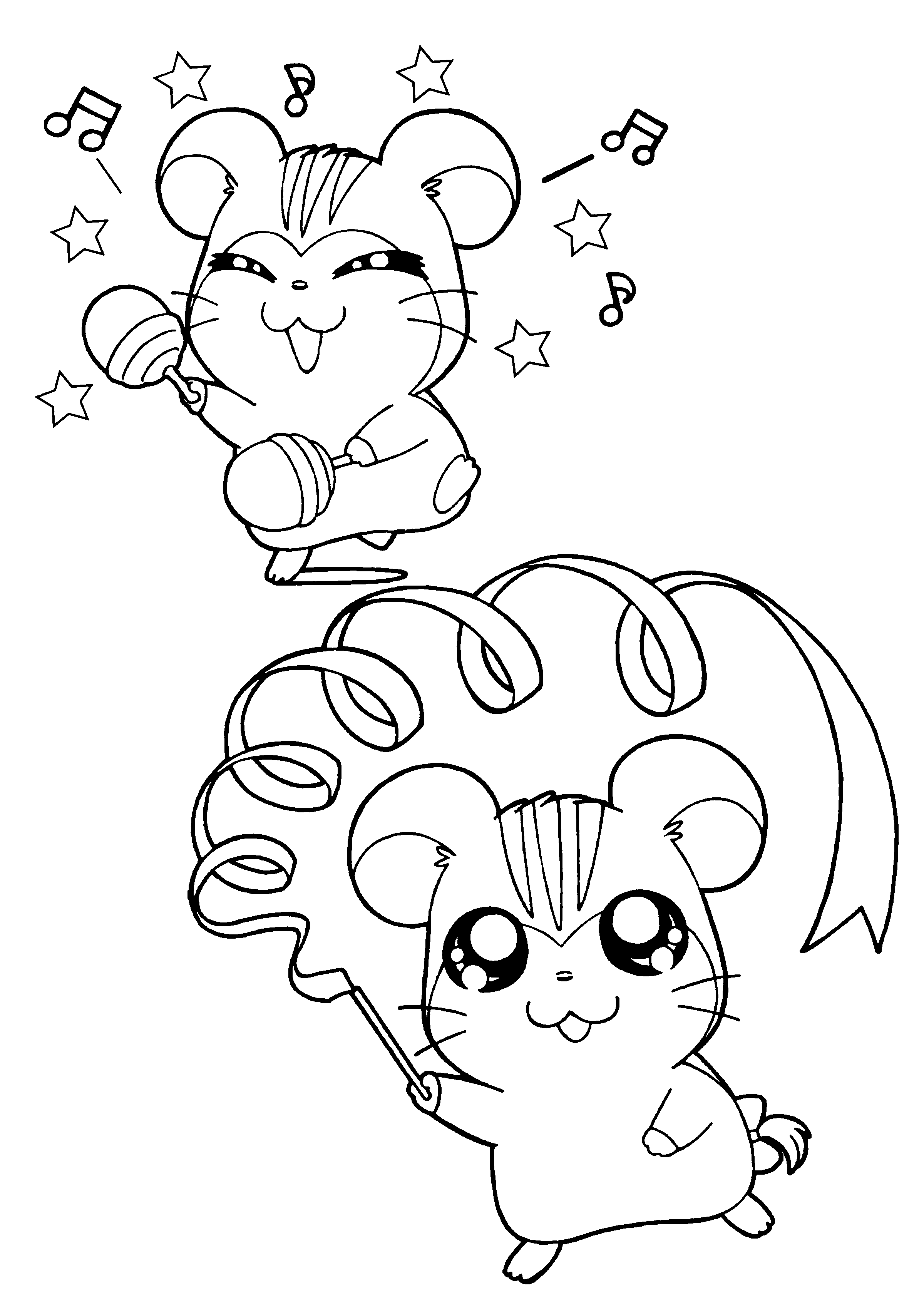 Hamtaro Malvorlagen