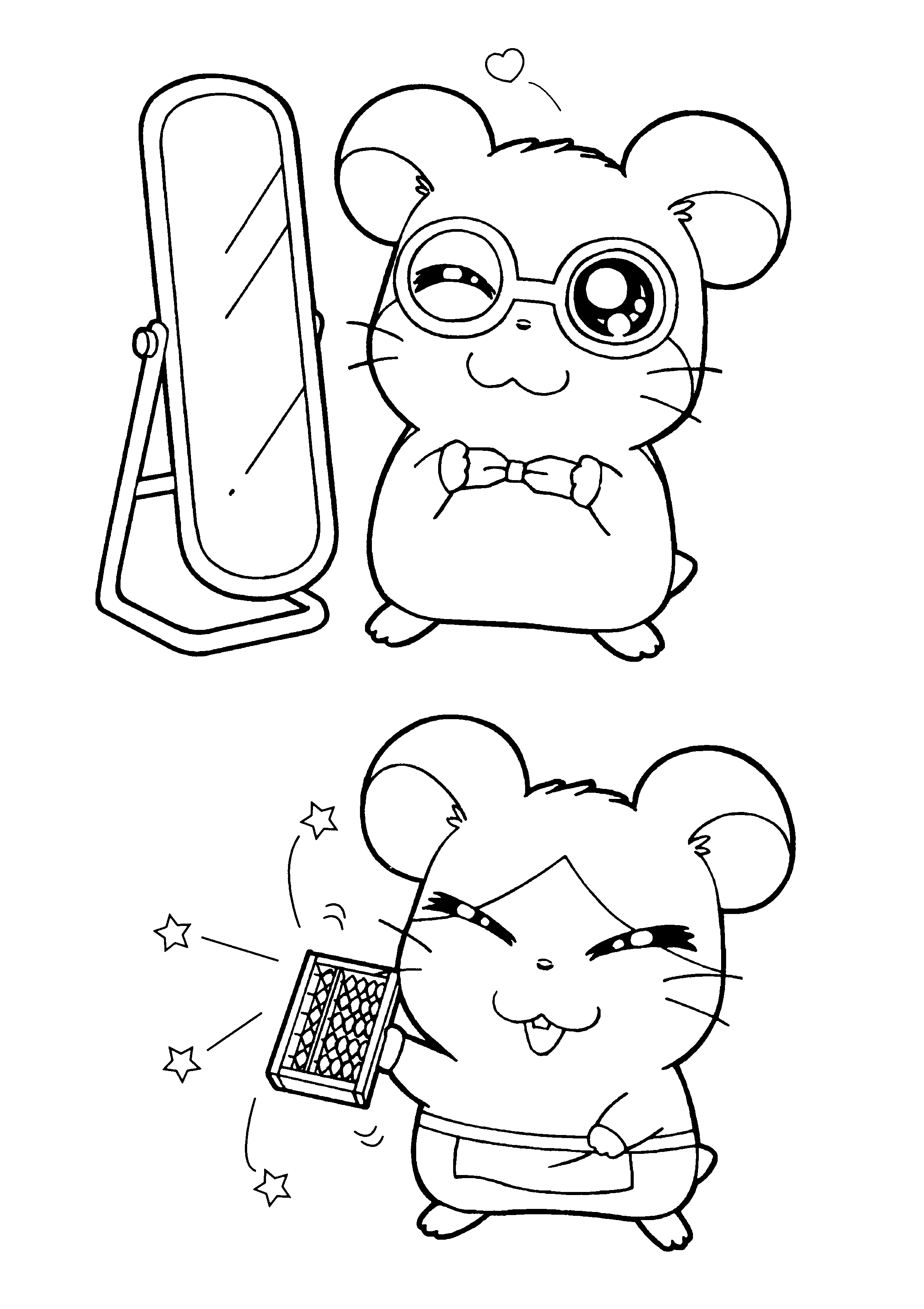 Hamtaro Malvorlagen