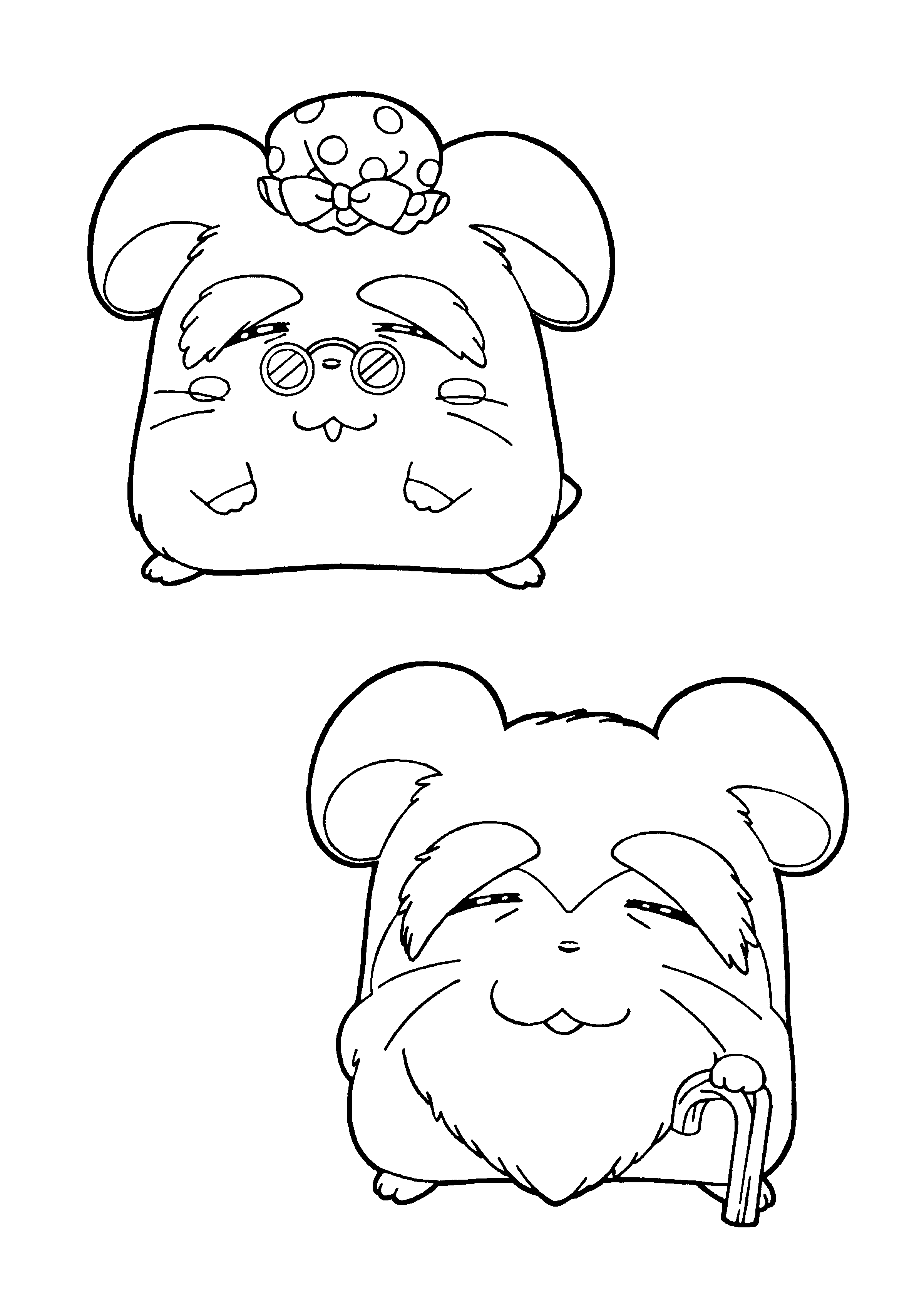 Hamtaro Malvorlagen