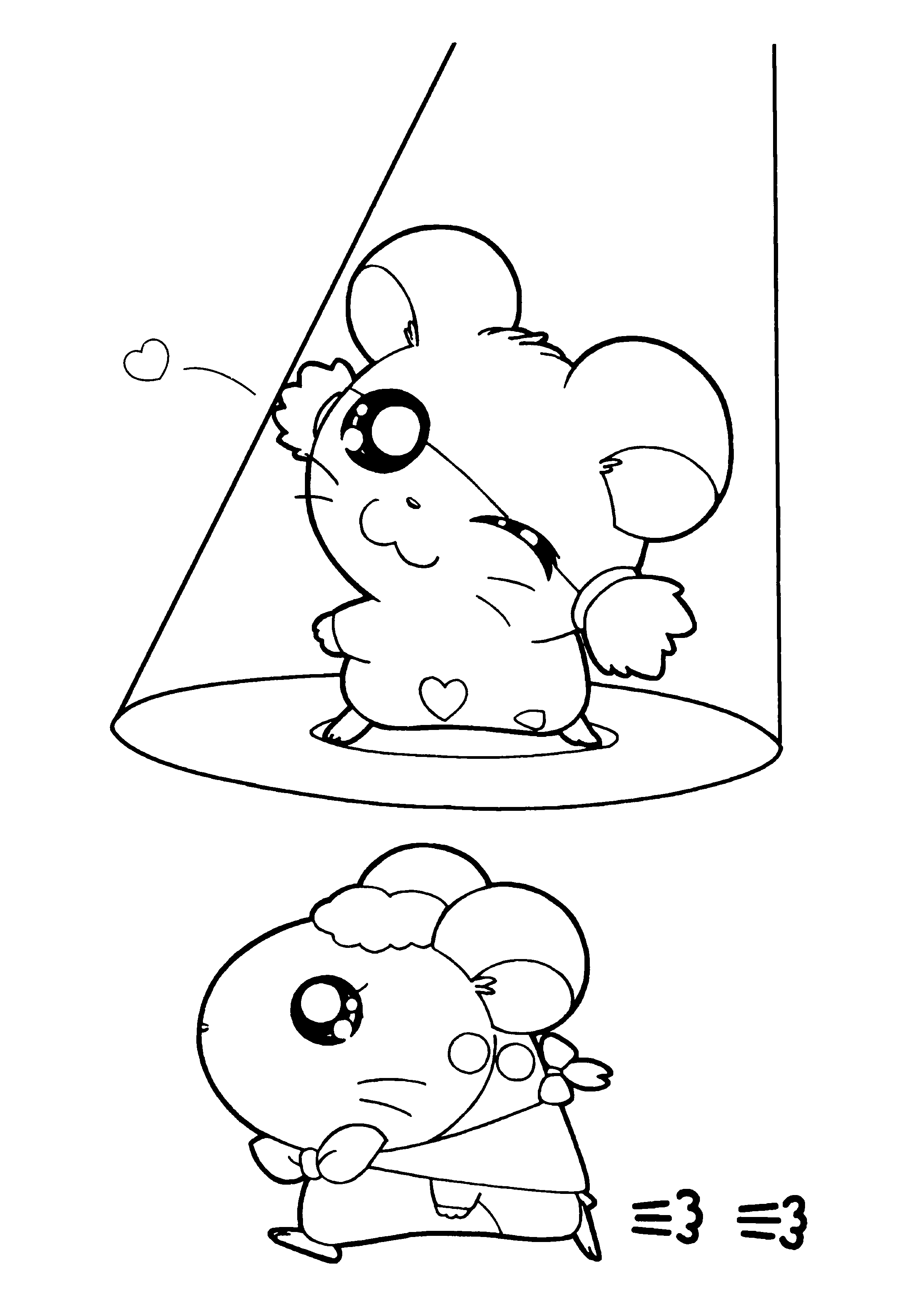 Hamtaro Malvorlagen