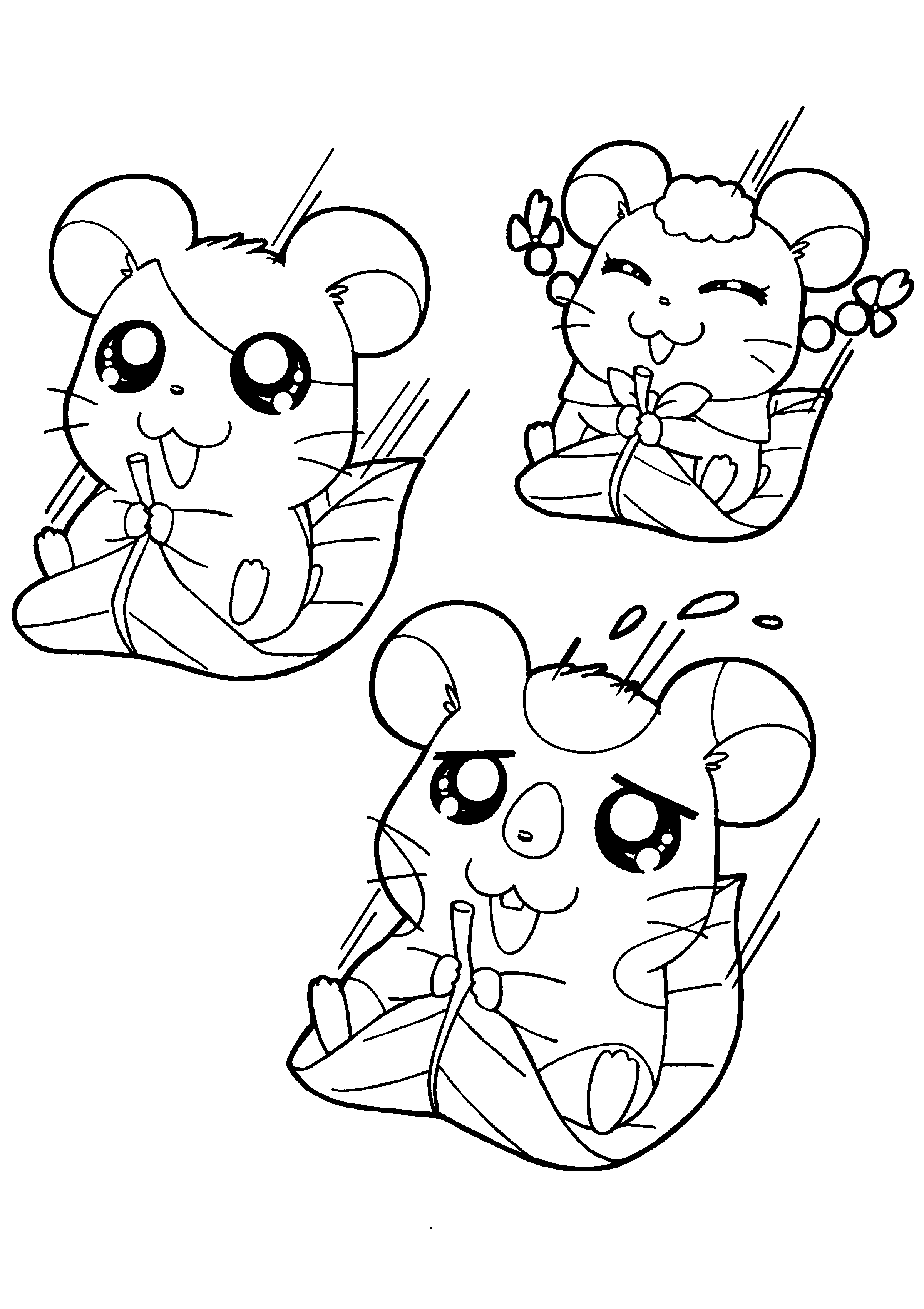 Hamtaro Malvorlagen