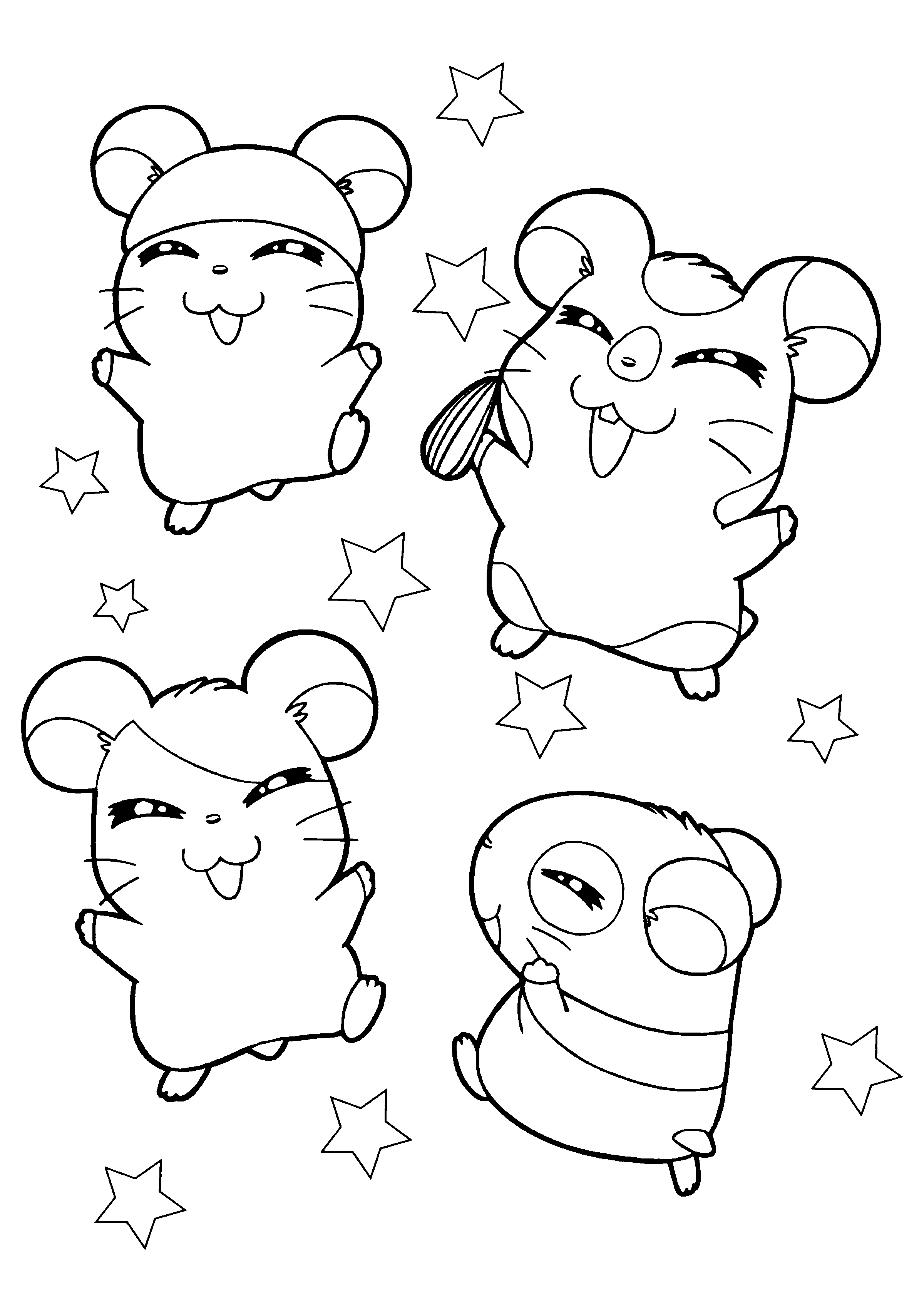 Hamtaro Malvorlagen