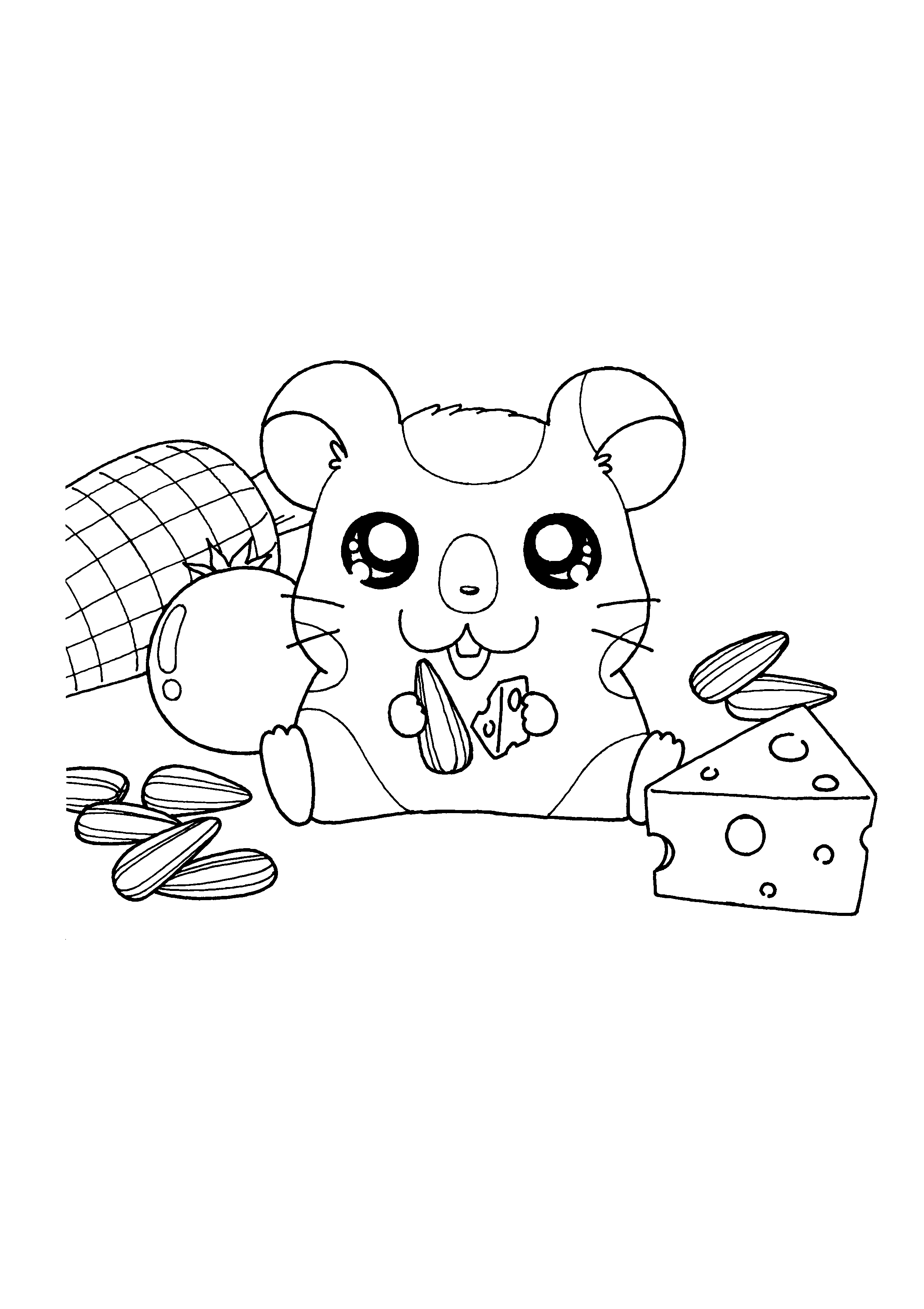 Hamtaro Malvorlagen