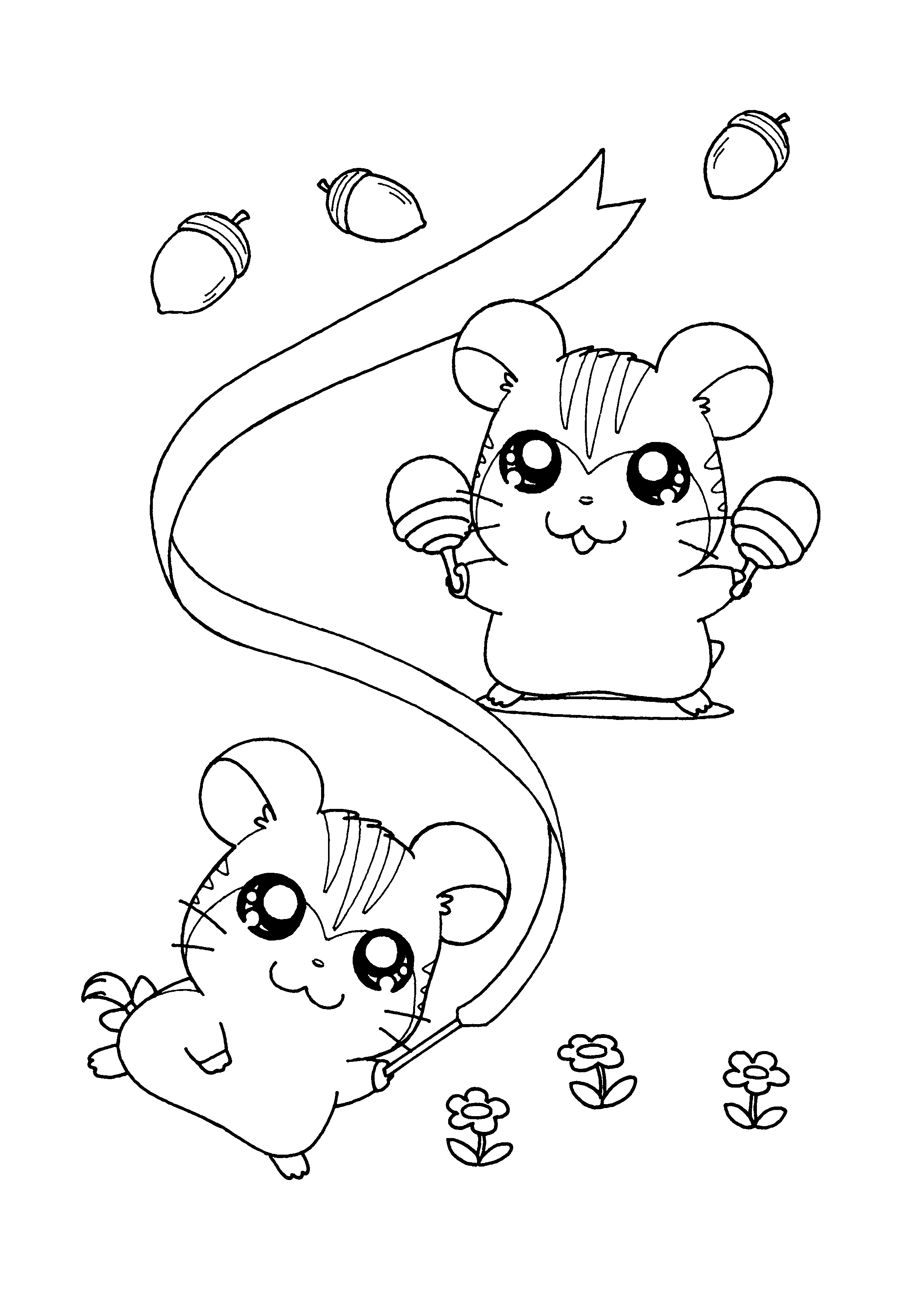 Hamtaro Malvorlagen