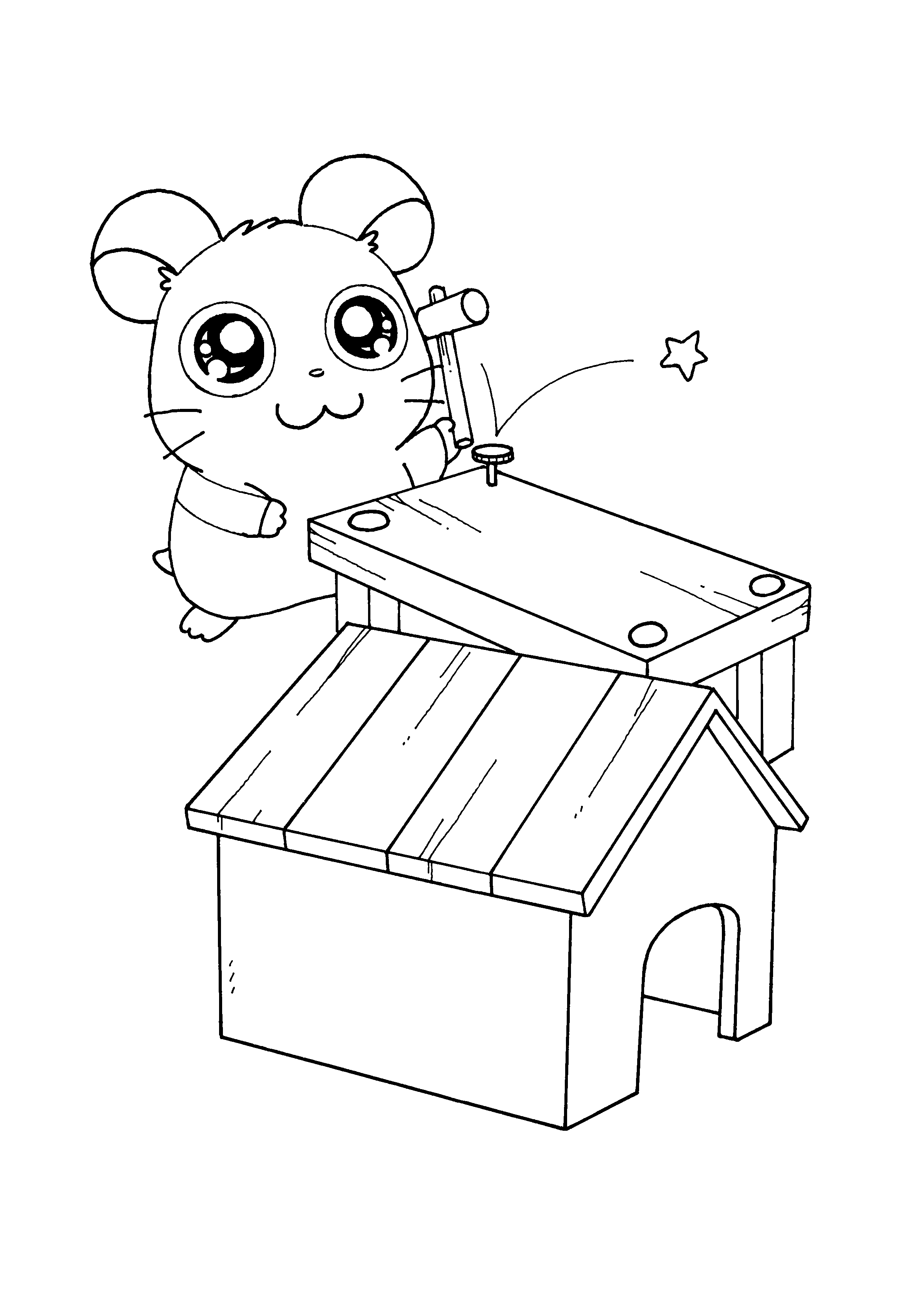 Hamtaro Malvorlagen