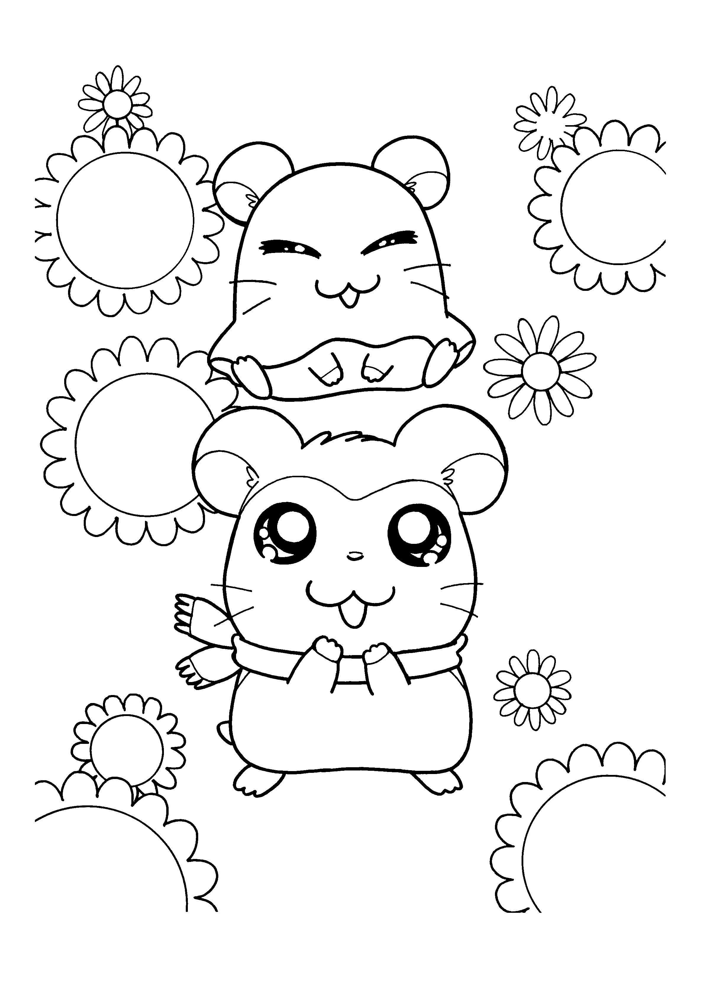 Hamtaro Malvorlagen