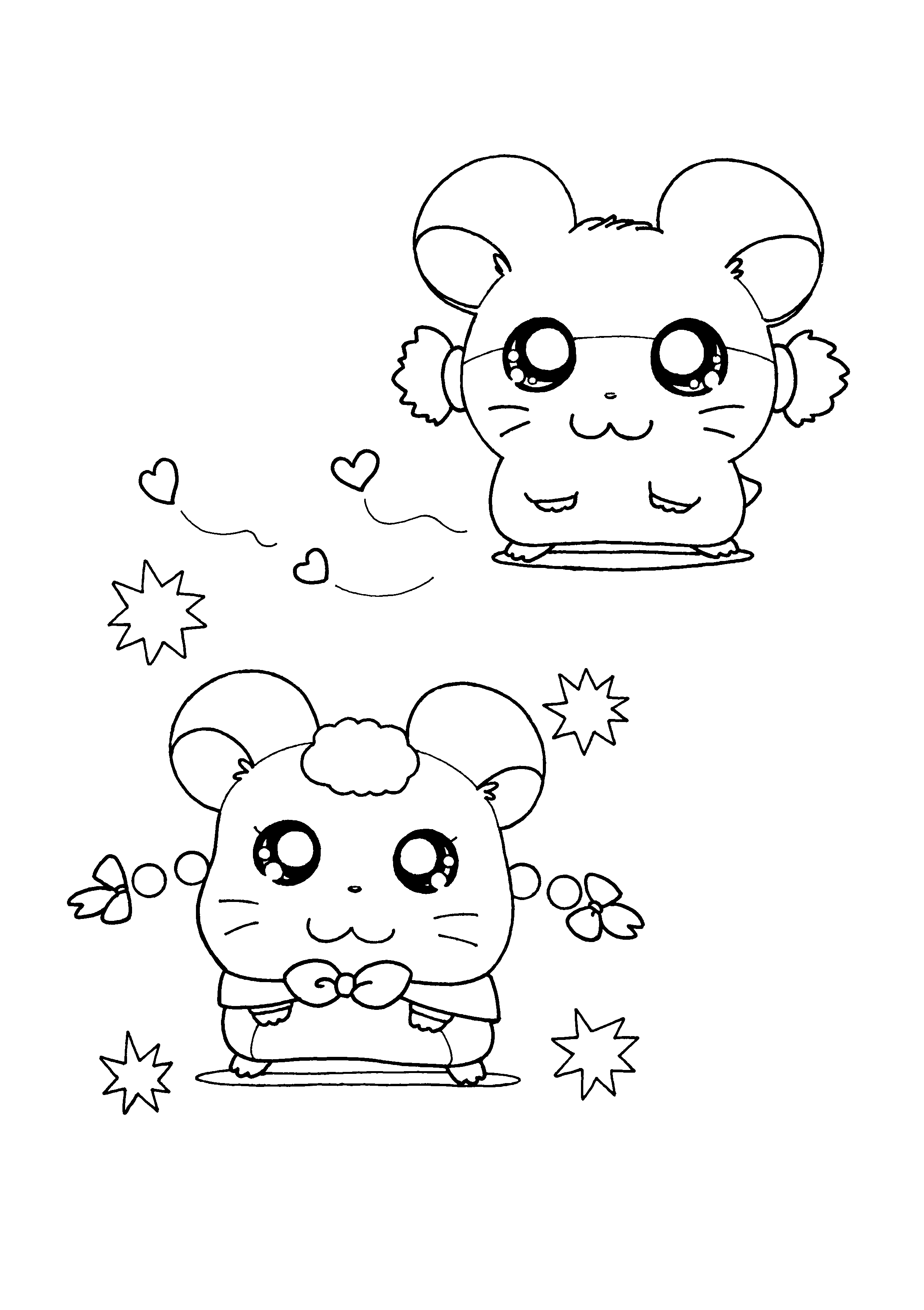 Hamtaro Malvorlagen