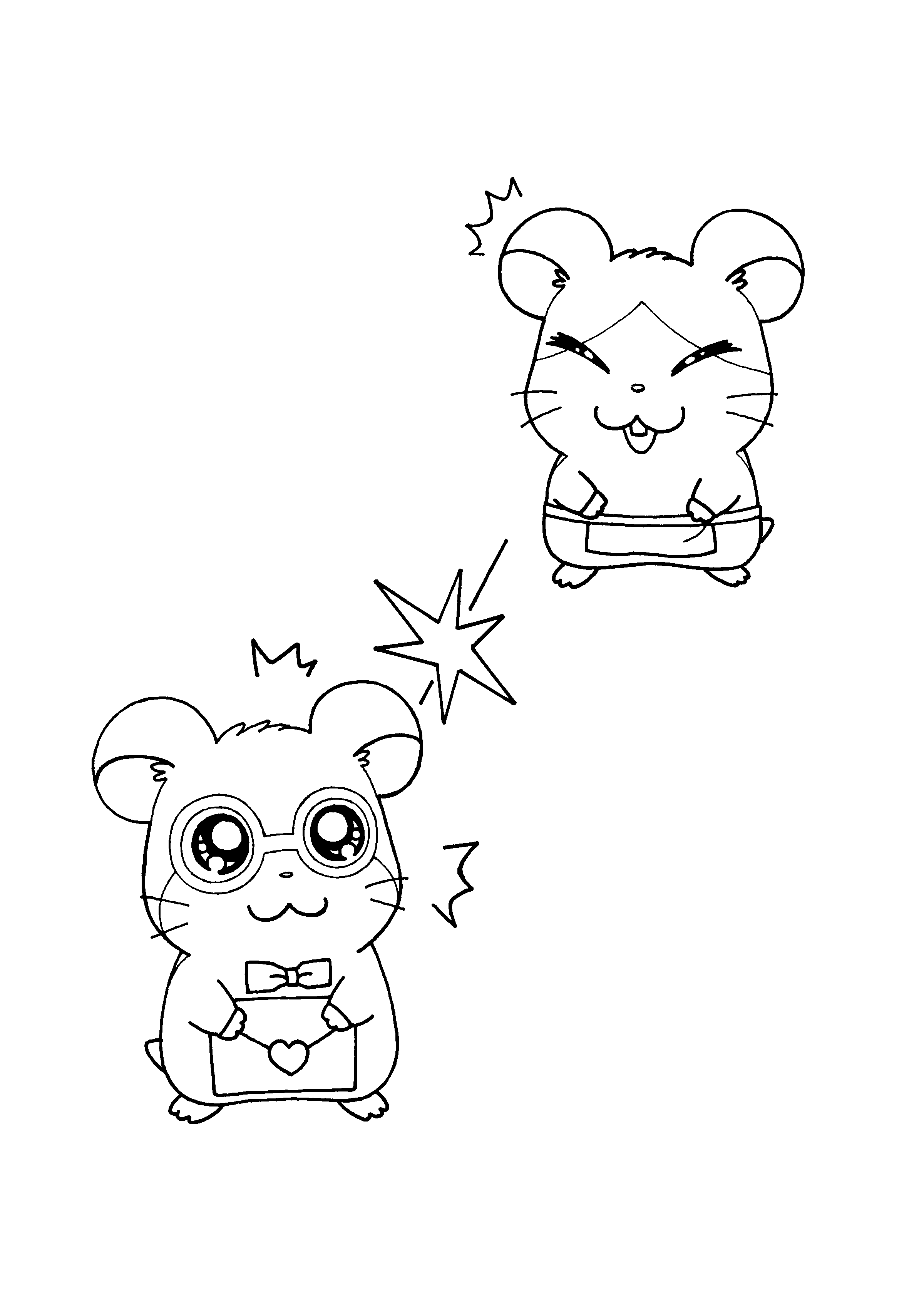 Hamtaro Malvorlagen