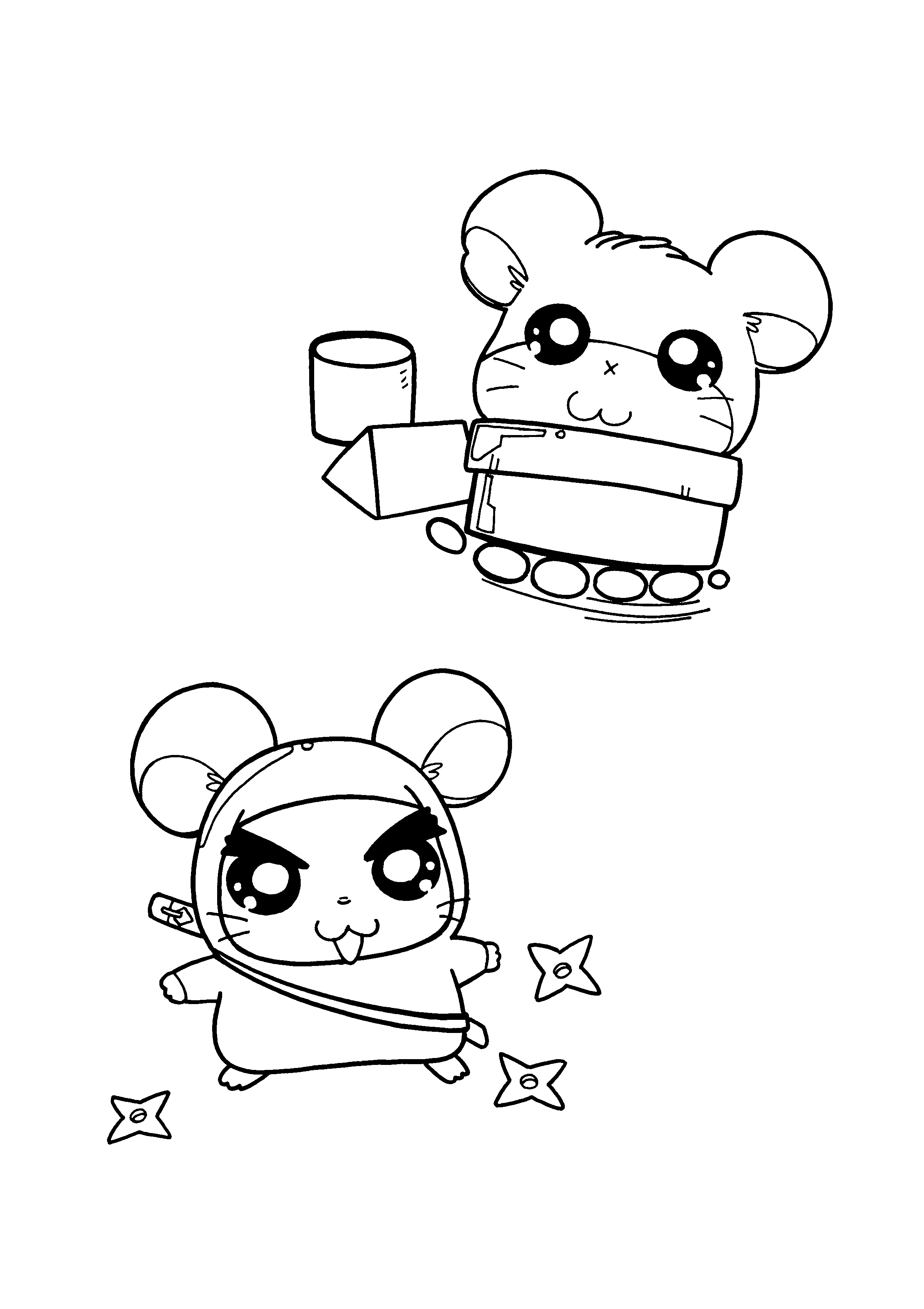 Hamtaro Malvorlagen