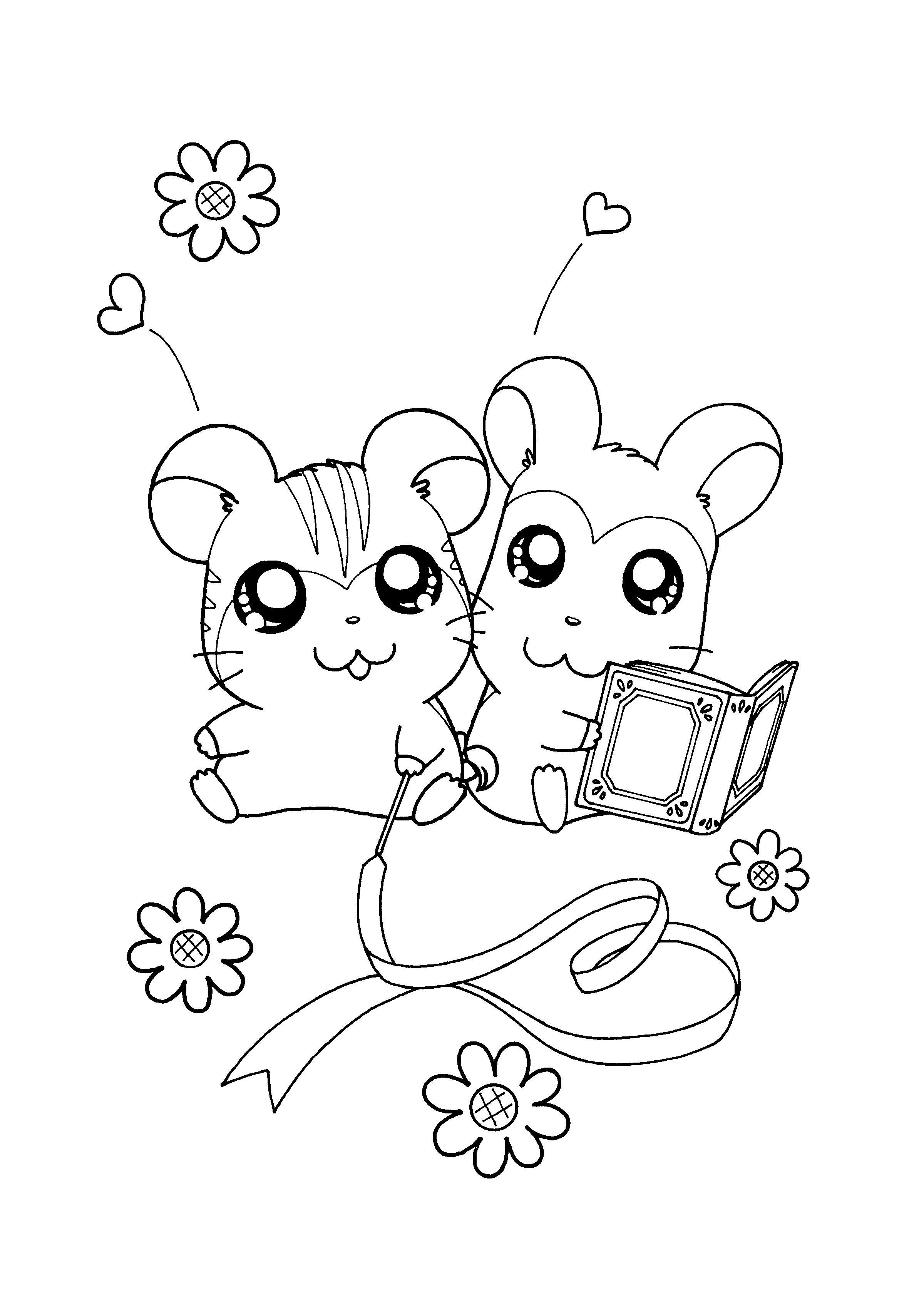 Hamtaro Malvorlagen