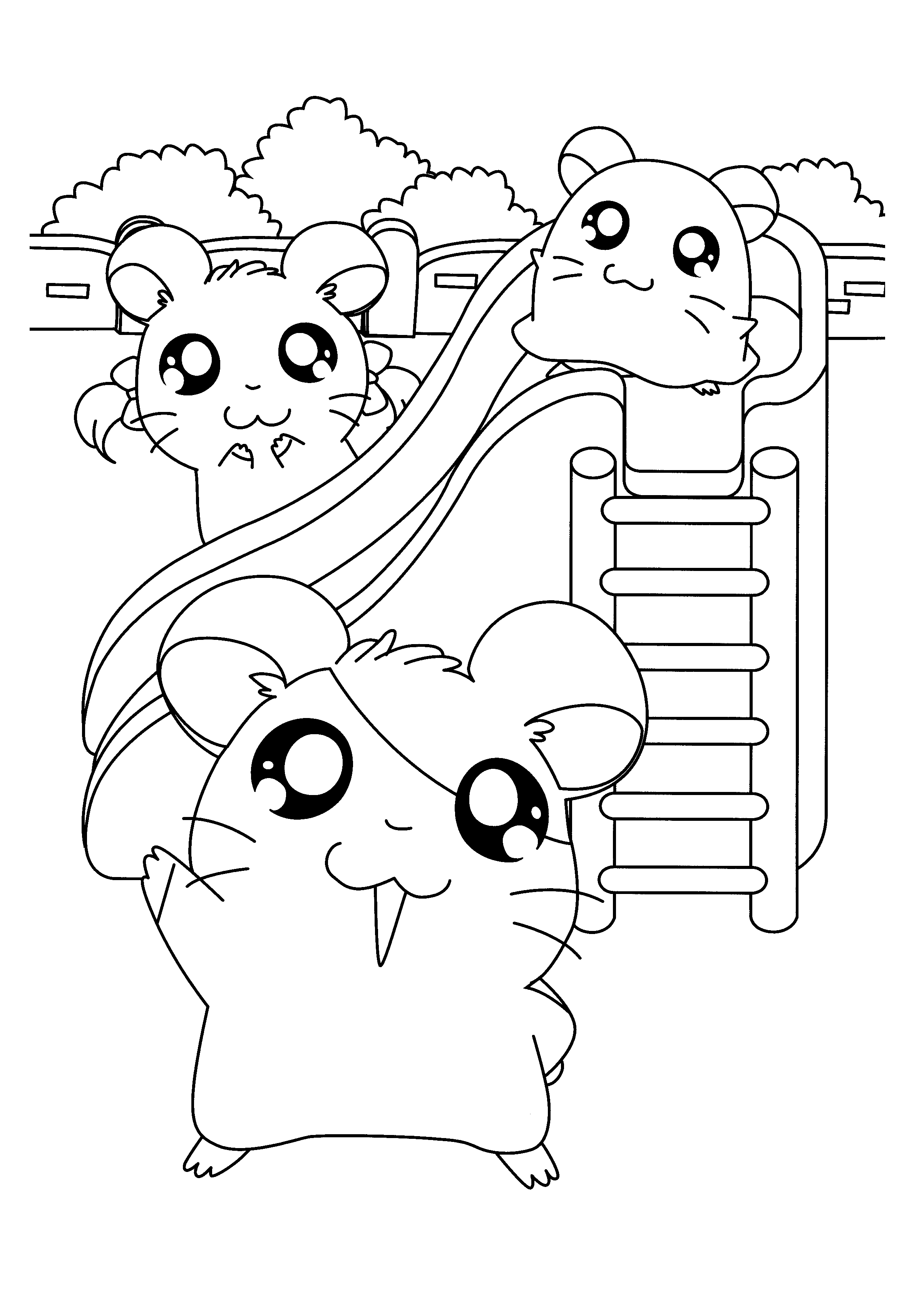 Hamtaro Malvorlagen